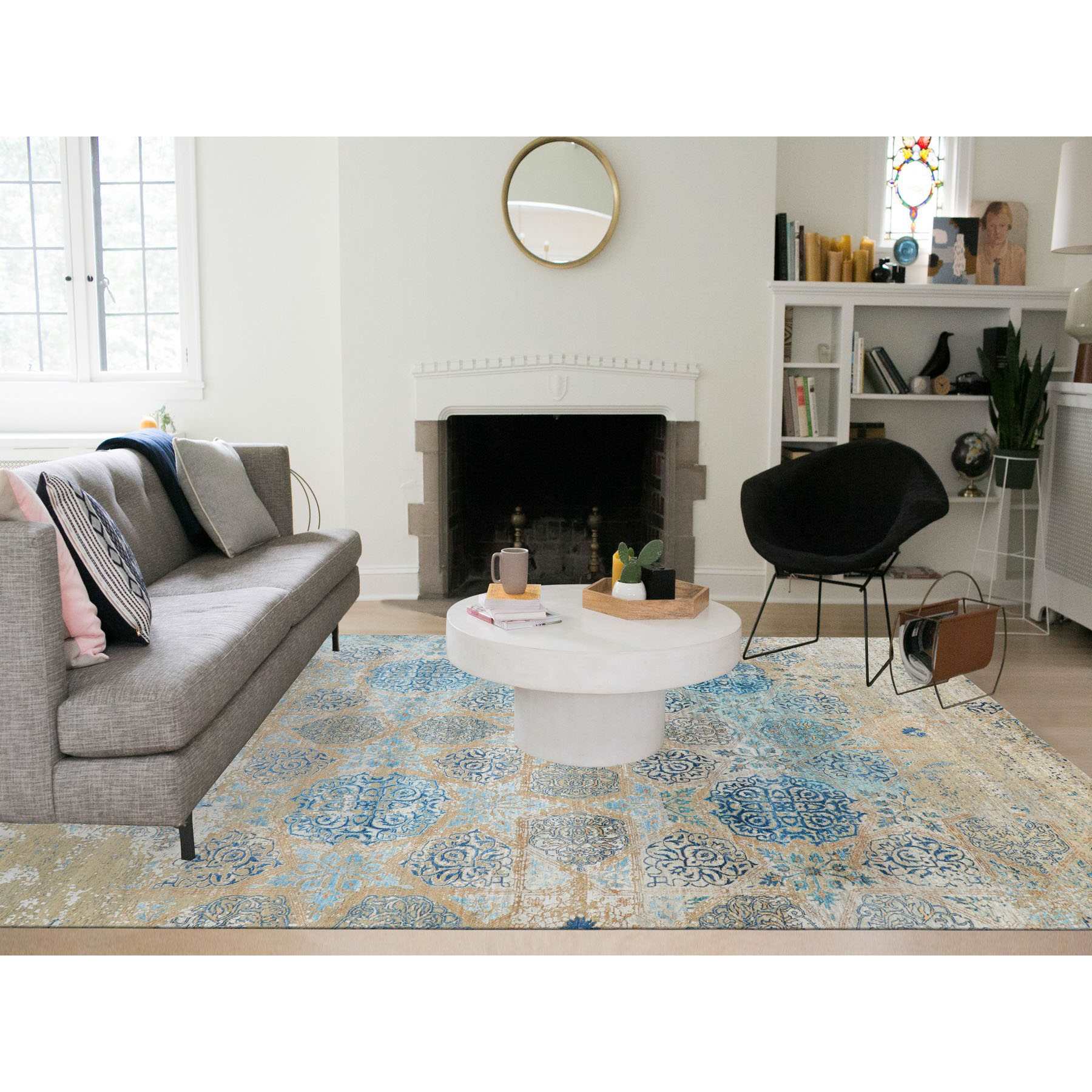 Transitional-Hand-Knotted-Rug-291010