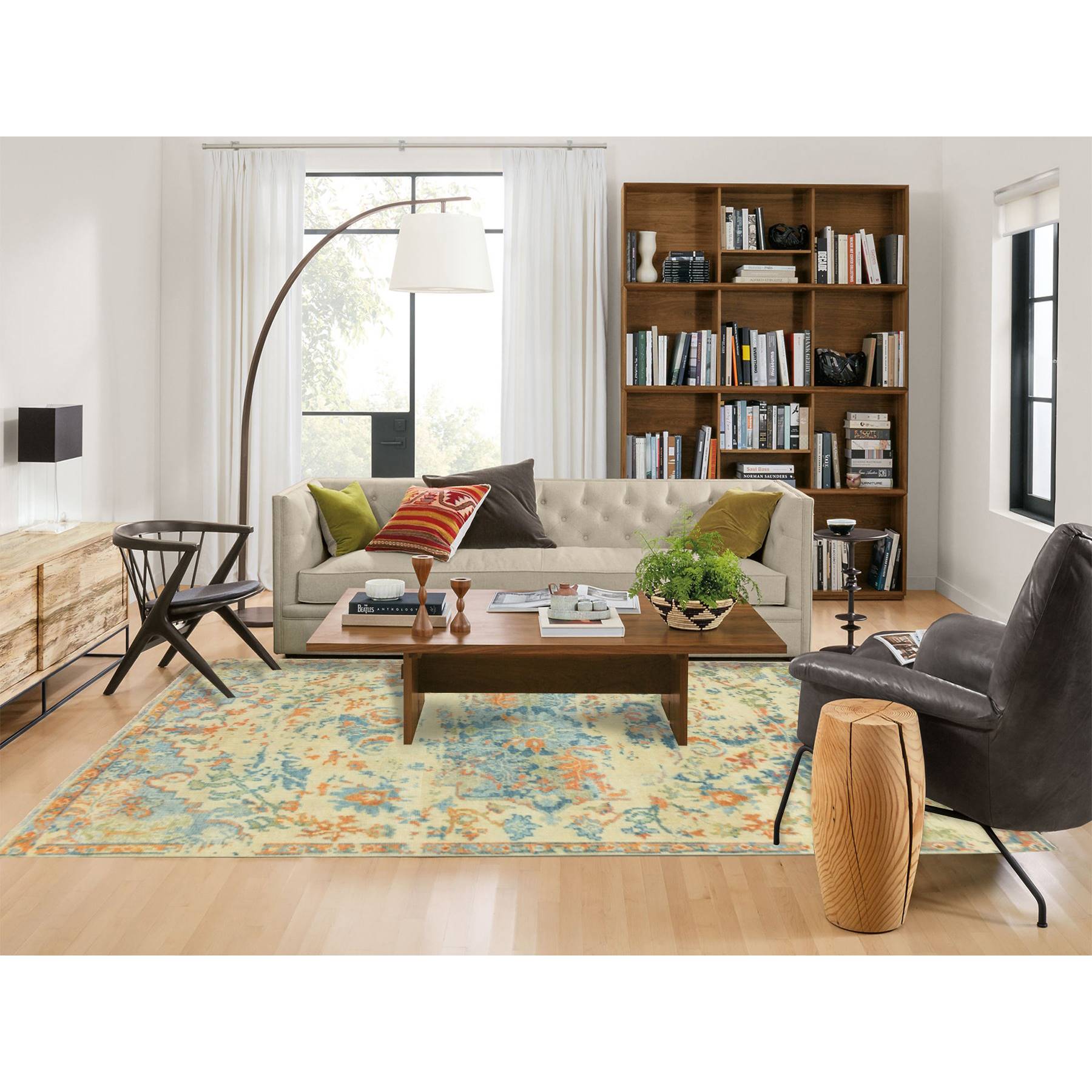 Heriz-Hand-Knotted-Rug-294940