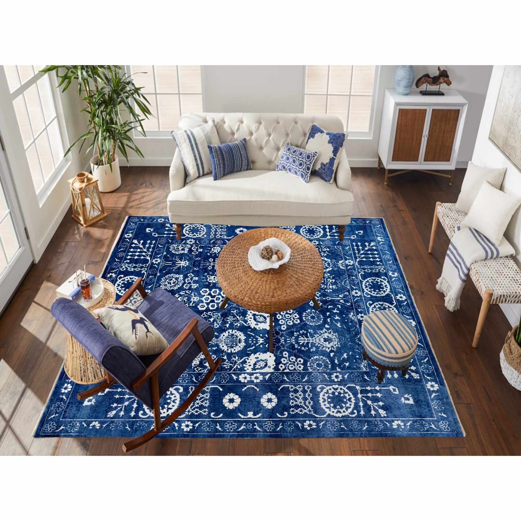 Transitional-Hand-Knotted-Rug-292730