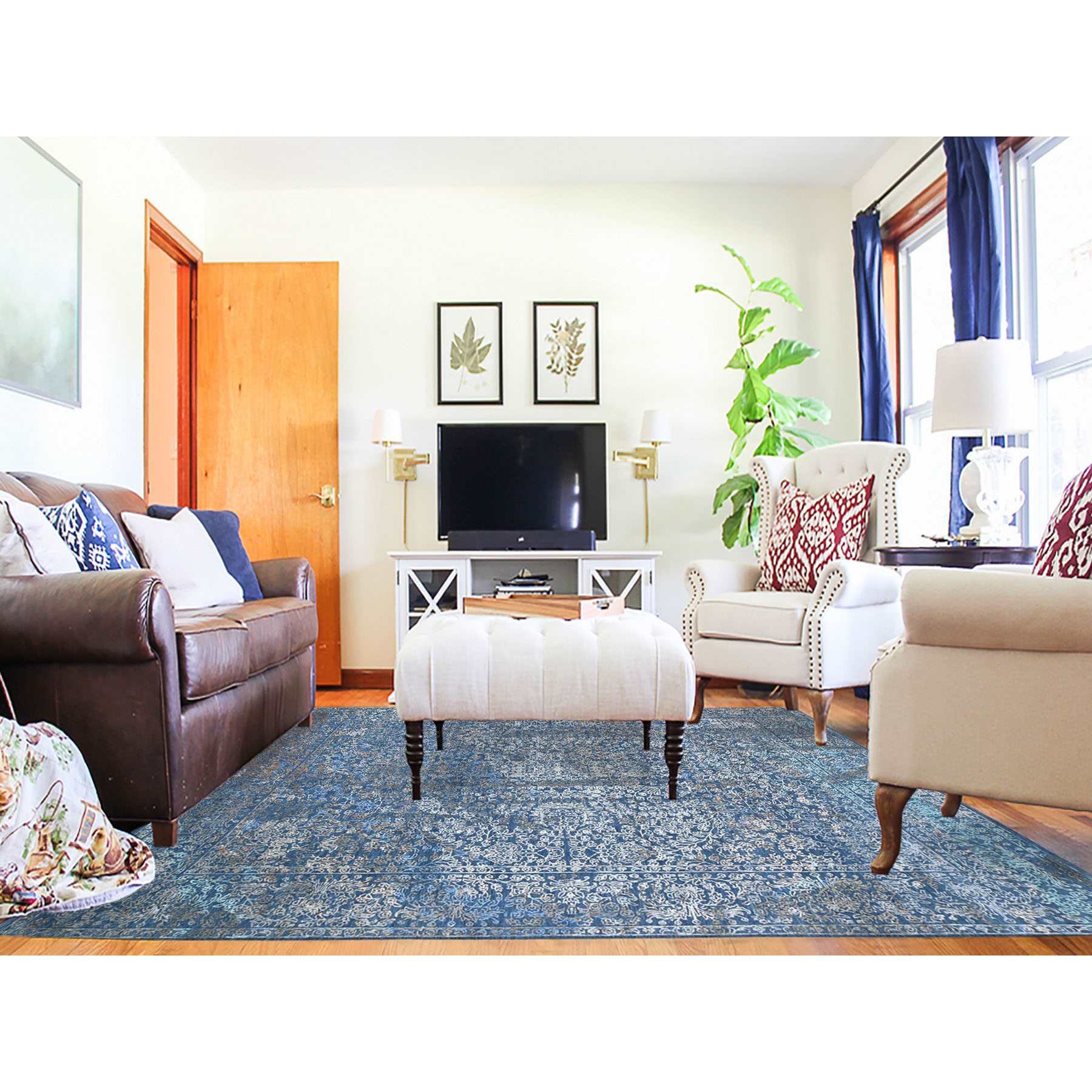 Modern-and-Contemporary-Hand-Knotted-Rug-295285