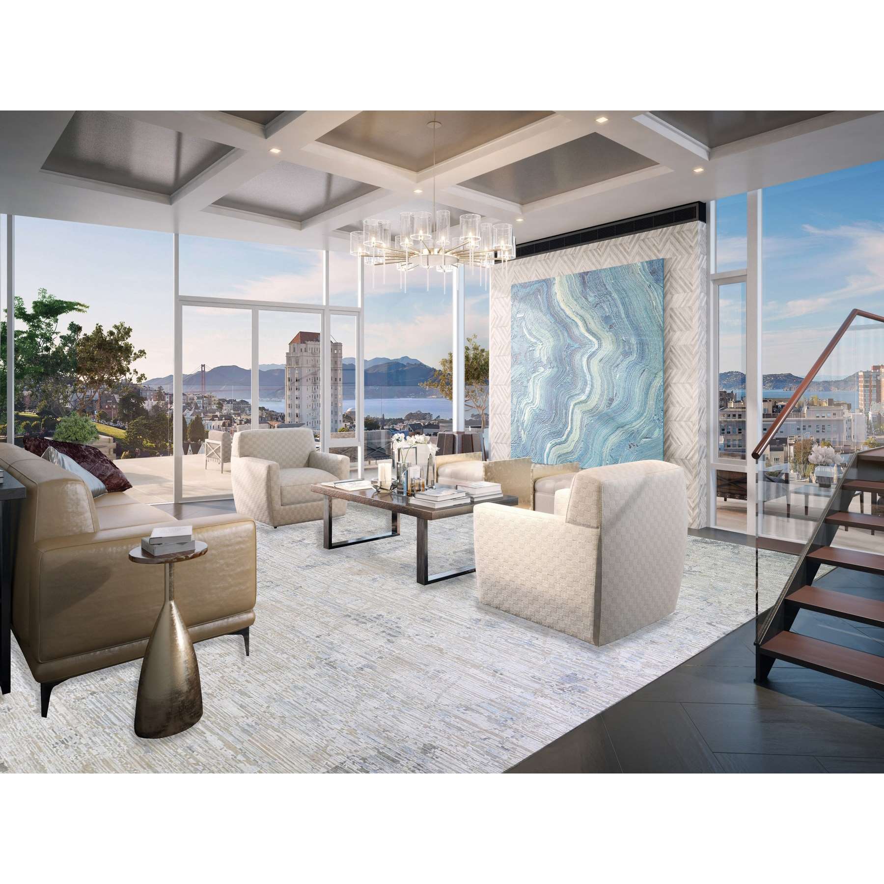 Modern-and-Contemporary-Hand-Knotted-Rug-296310