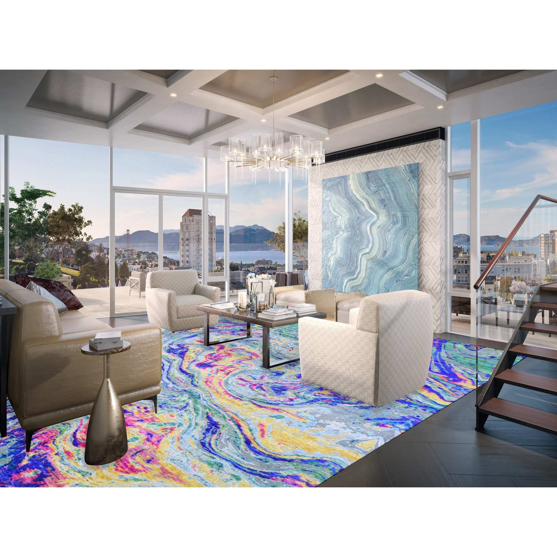 Modern-and-Contemporary-Hand-Knotted-Rug-296350