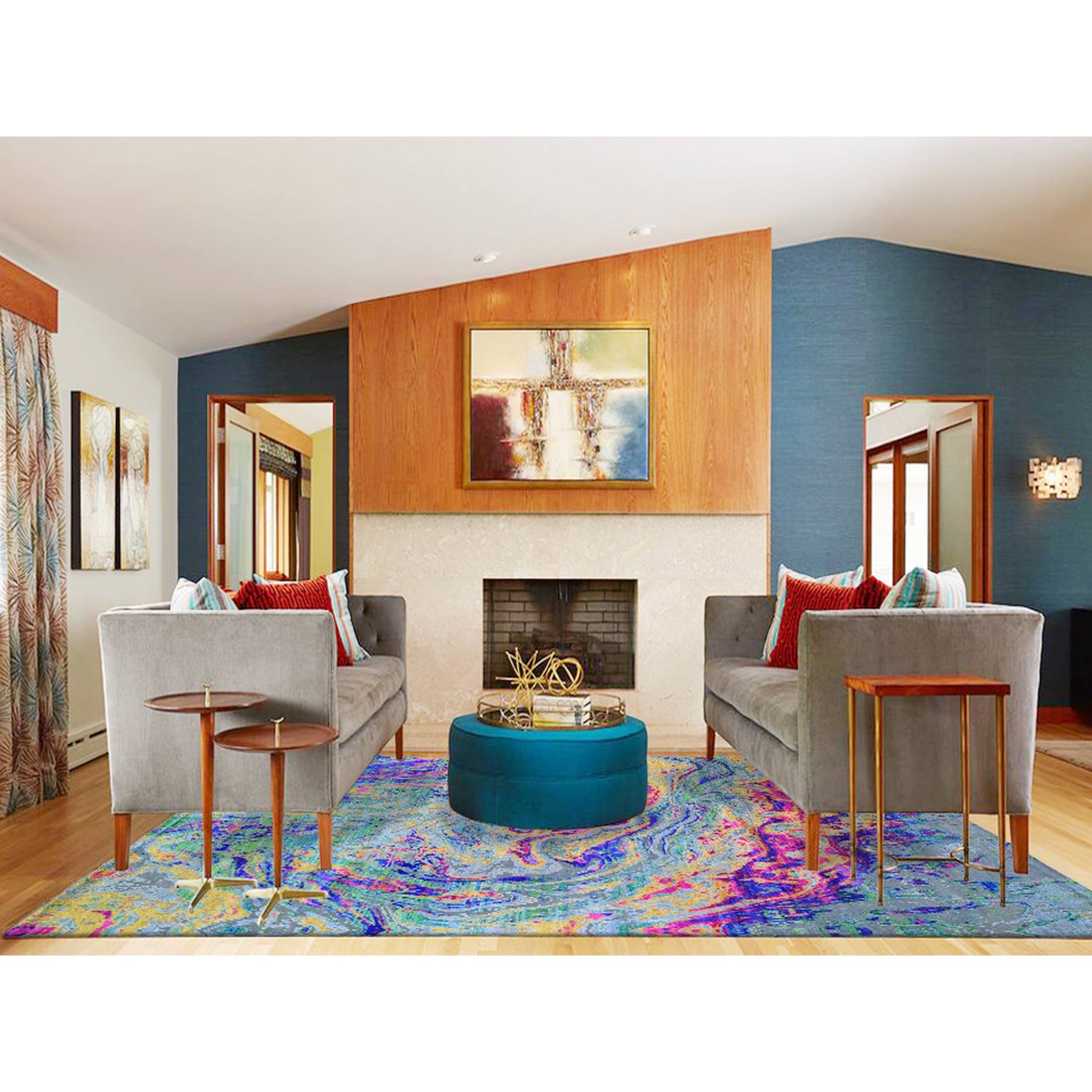 Modern-and-Contemporary-Hand-Knotted-Rug-297350