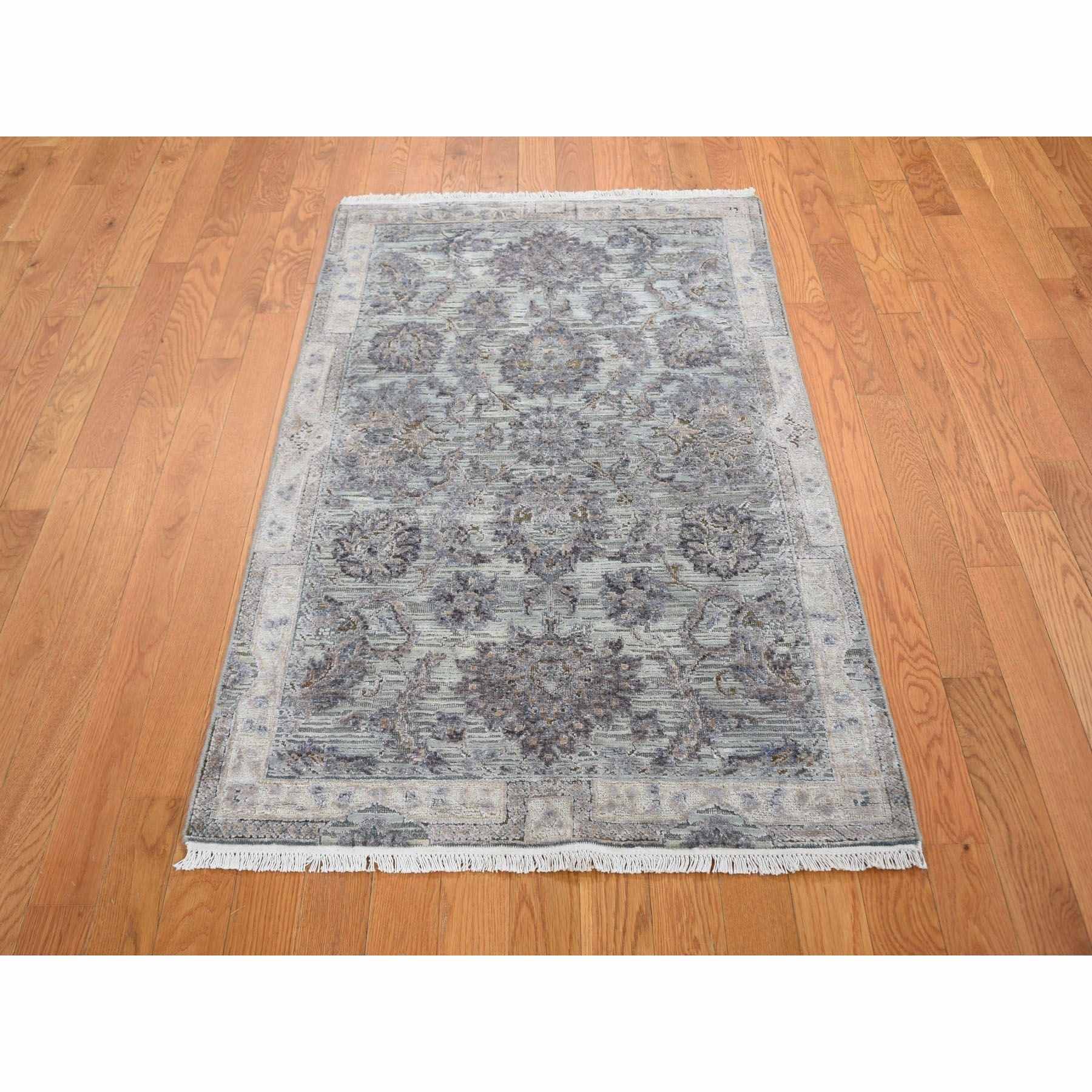 Oushak-And-Peshawar-Hand-Knotted-Rug-295845