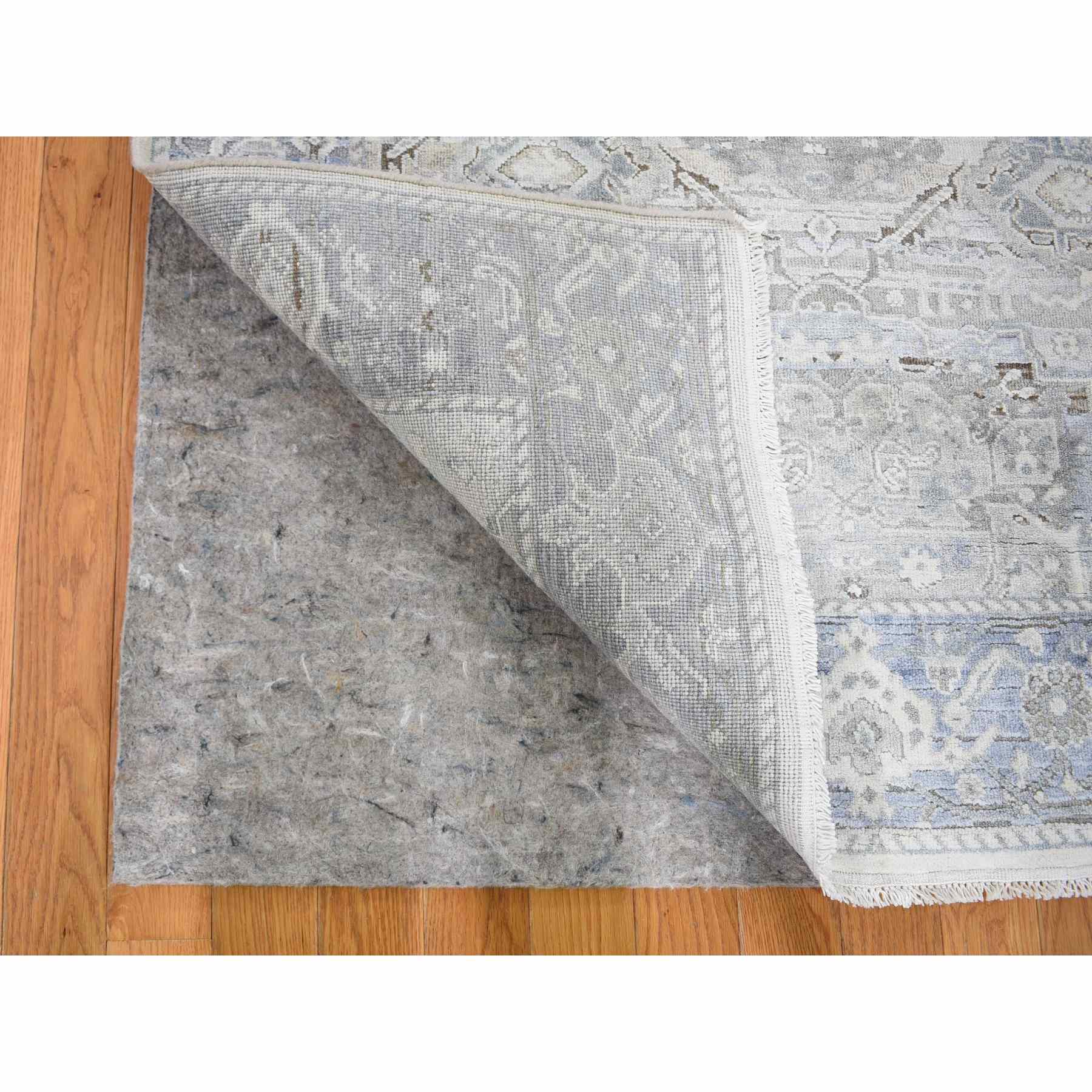 Oushak-And-Peshawar-Hand-Knotted-Rug-296375