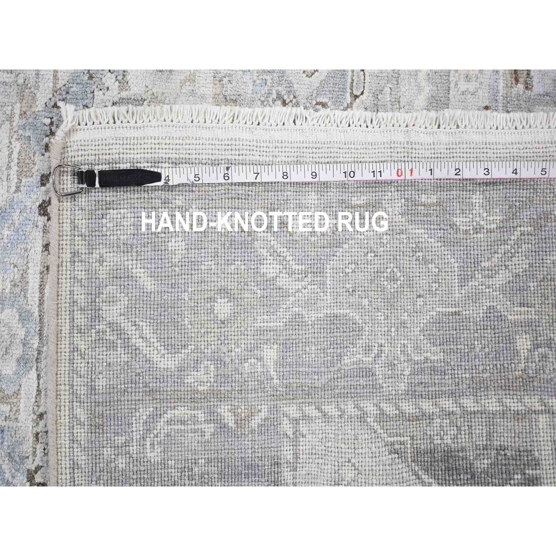 Oushak-And-Peshawar-Hand-Knotted-Rug-296375