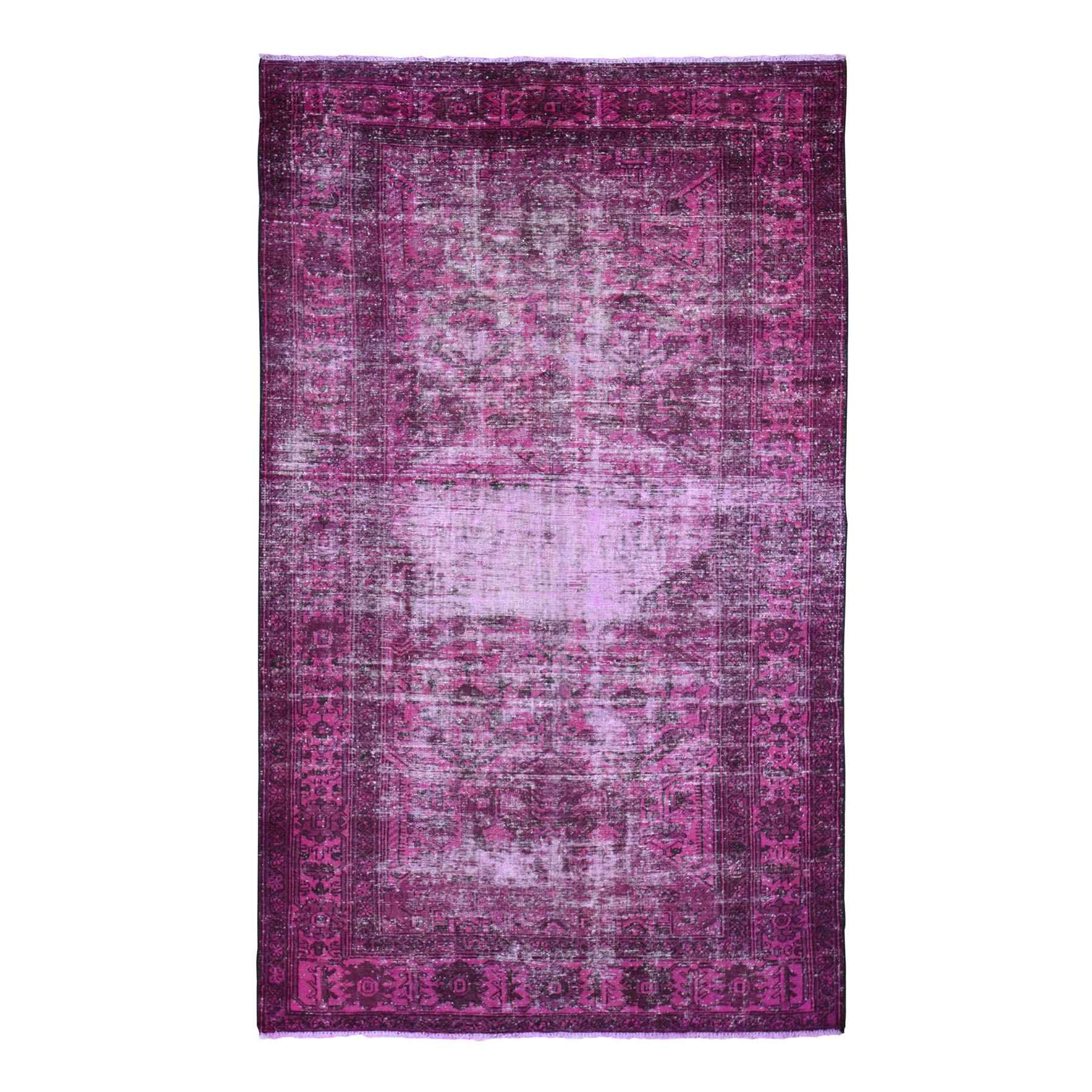 Overdyed-Vintage-Hand-Knotted-Rug-295955