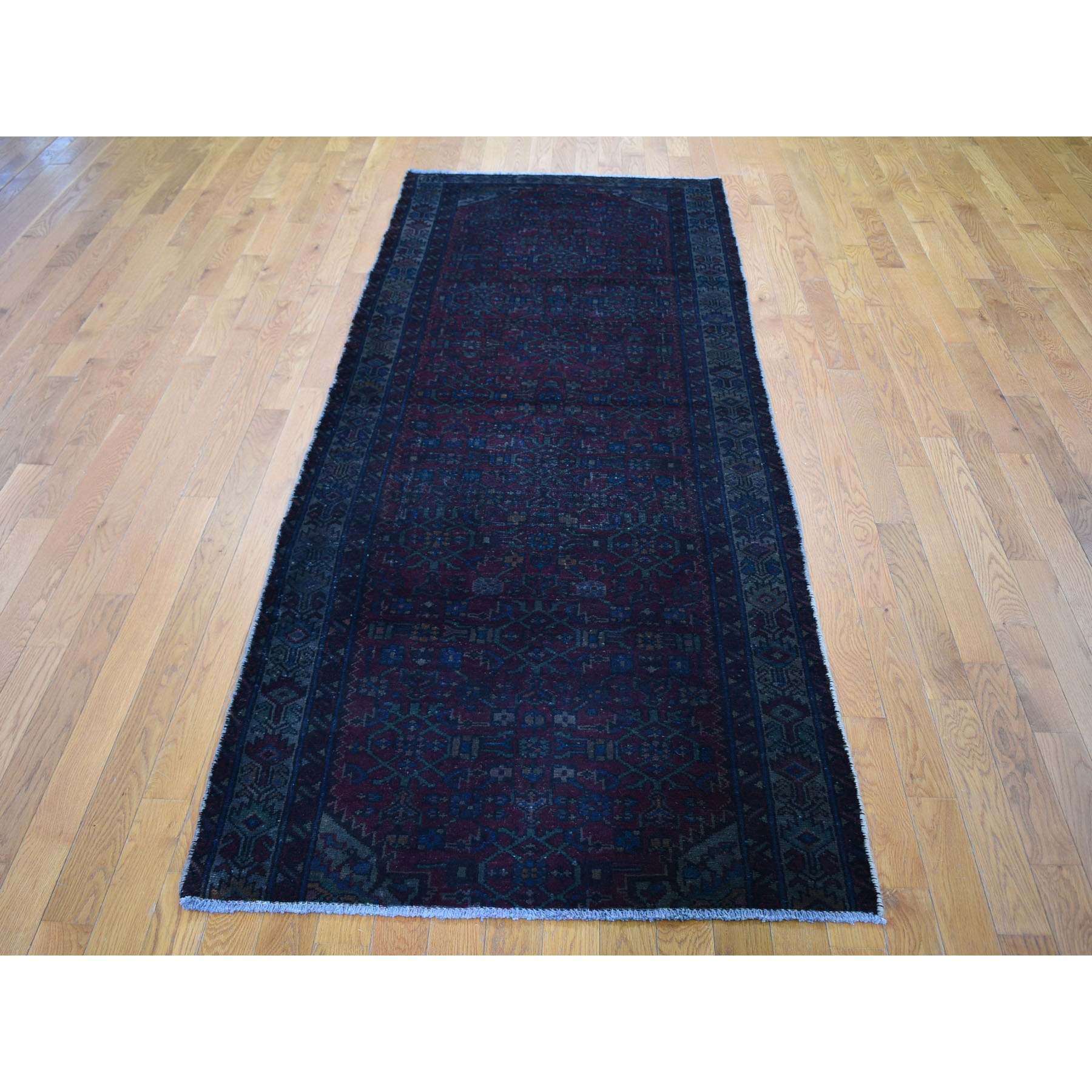 Overdyed-Vintage-Hand-Knotted-Rug-296050