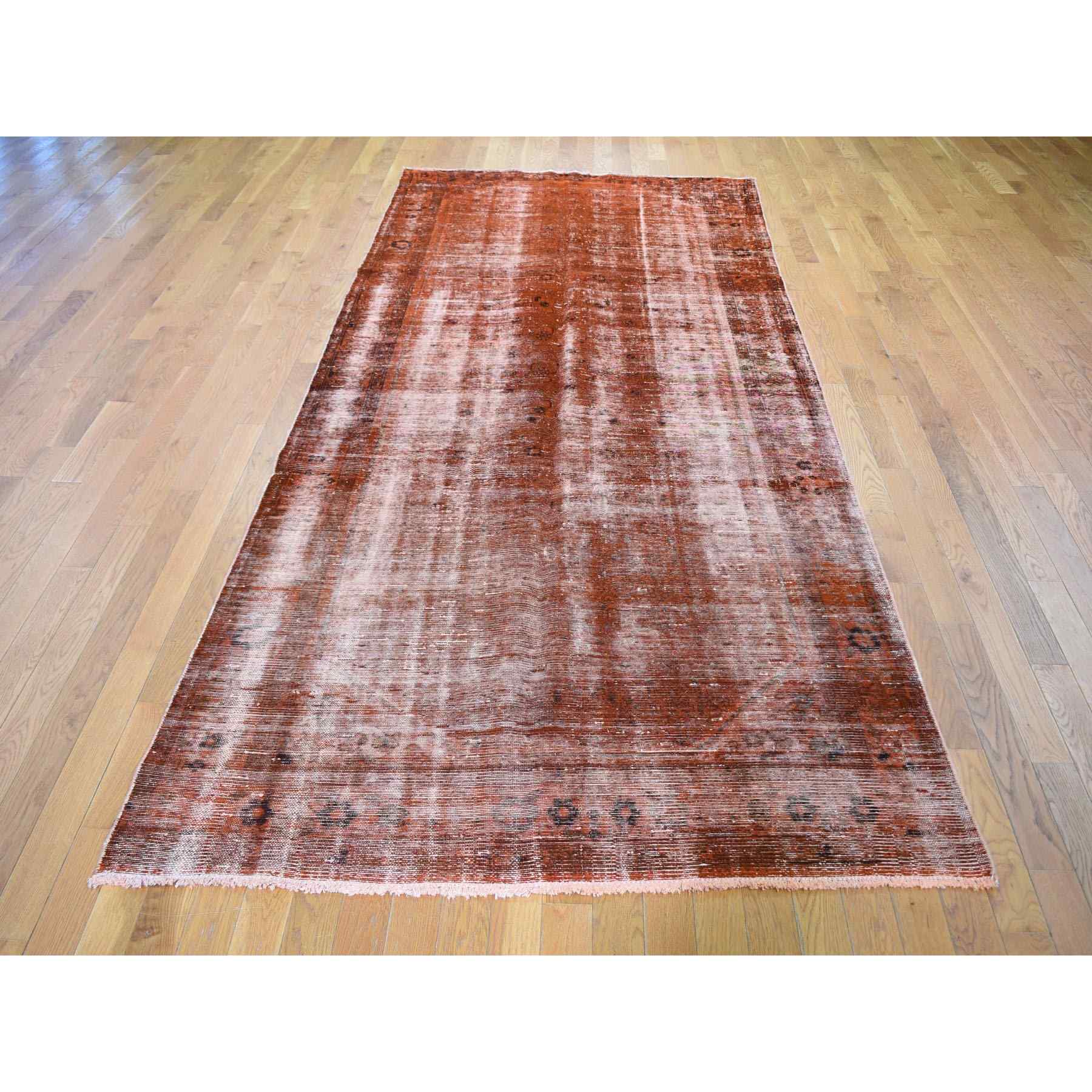 Overdyed-Vintage-Hand-Knotted-Rug-296070