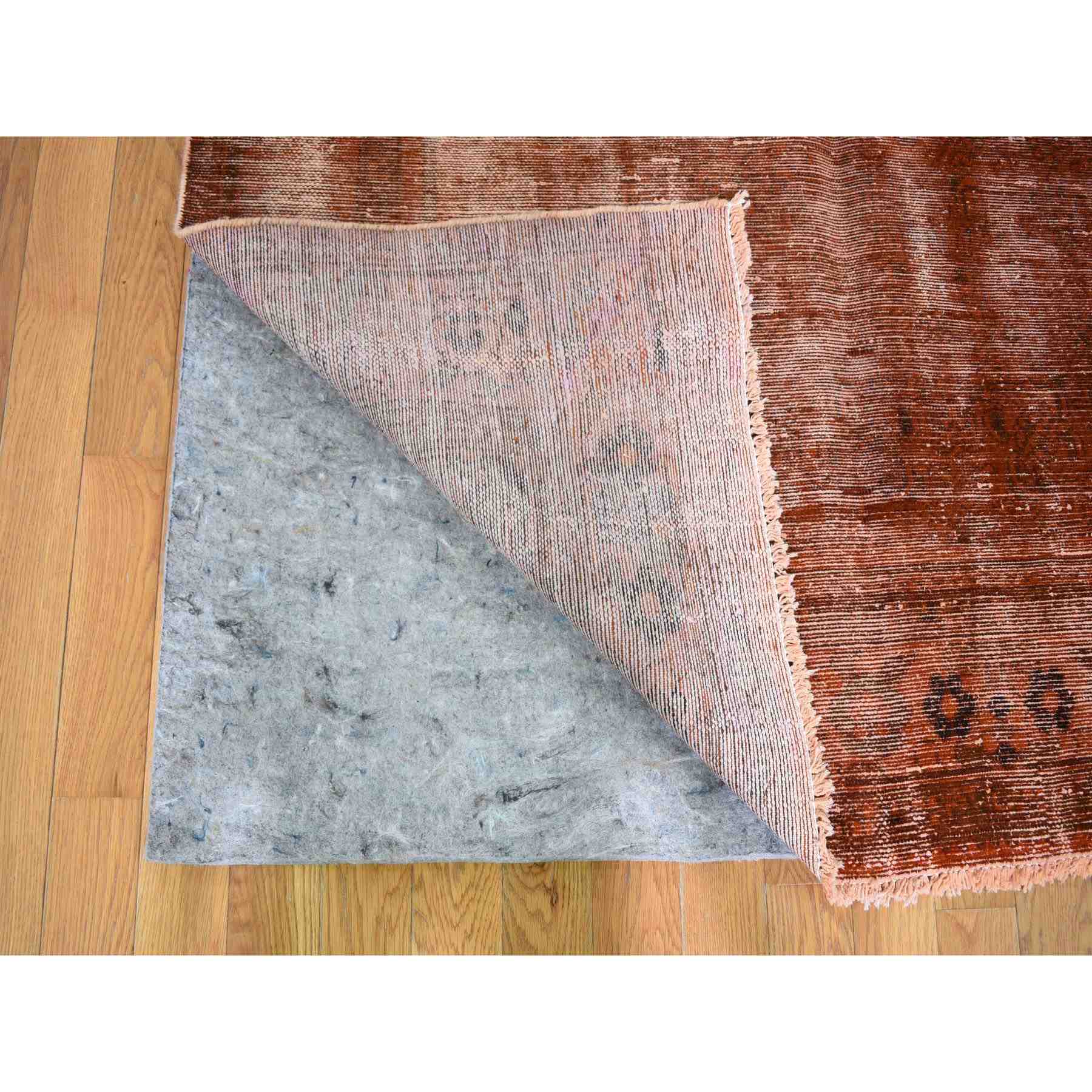 Overdyed-Vintage-Hand-Knotted-Rug-296070