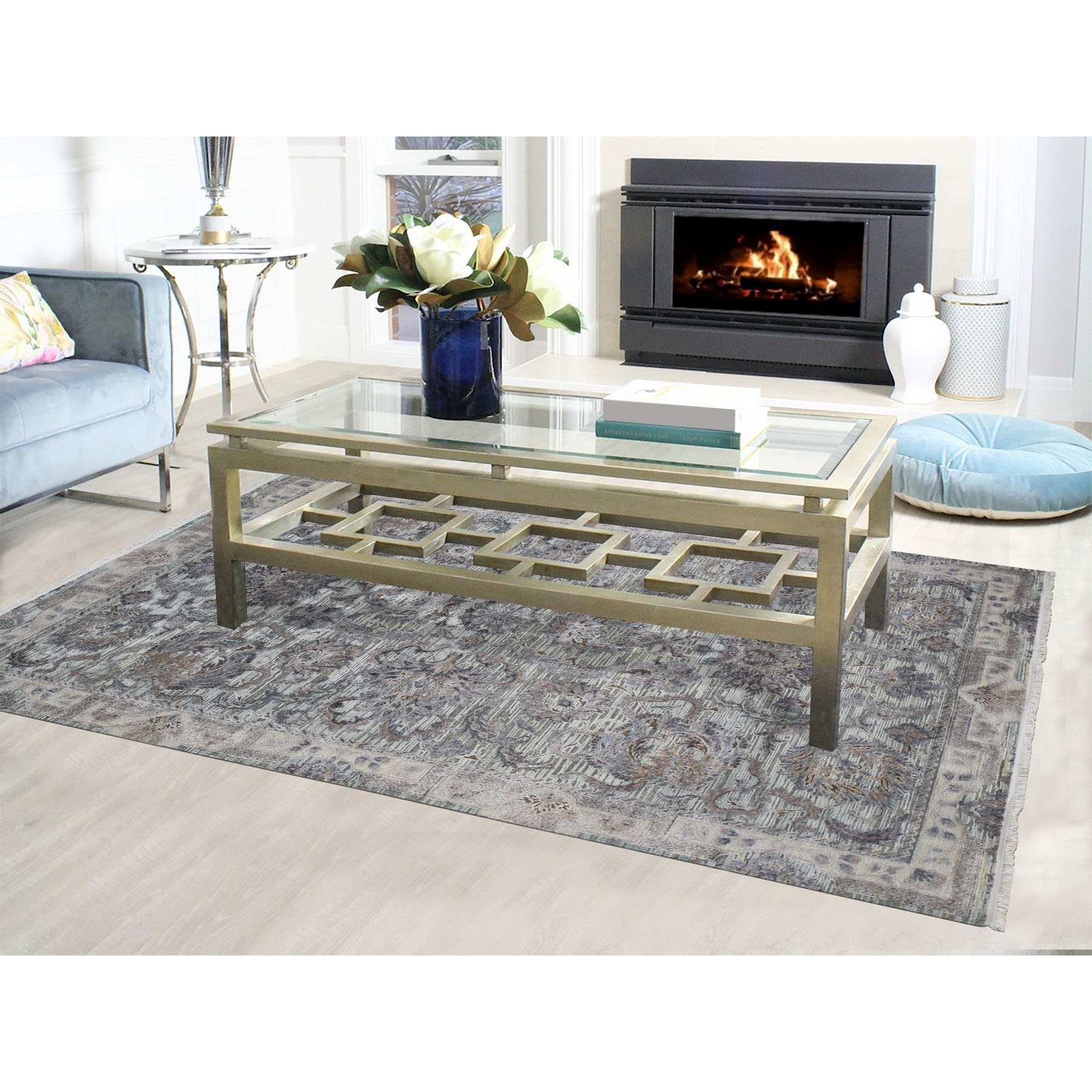 Transitional-Hand-Knotted-Rug-295820
