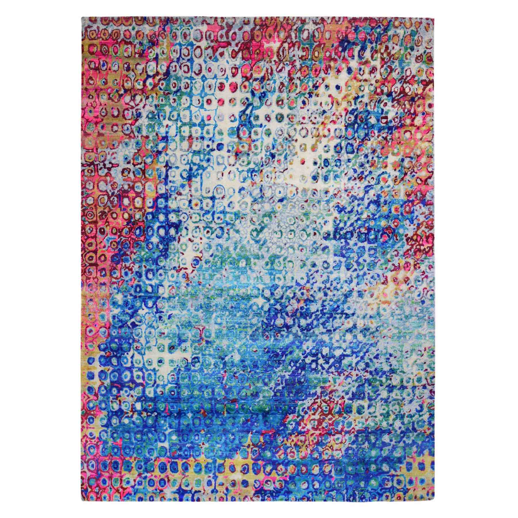 Transitional-Hand-Knotted-Rug-296260