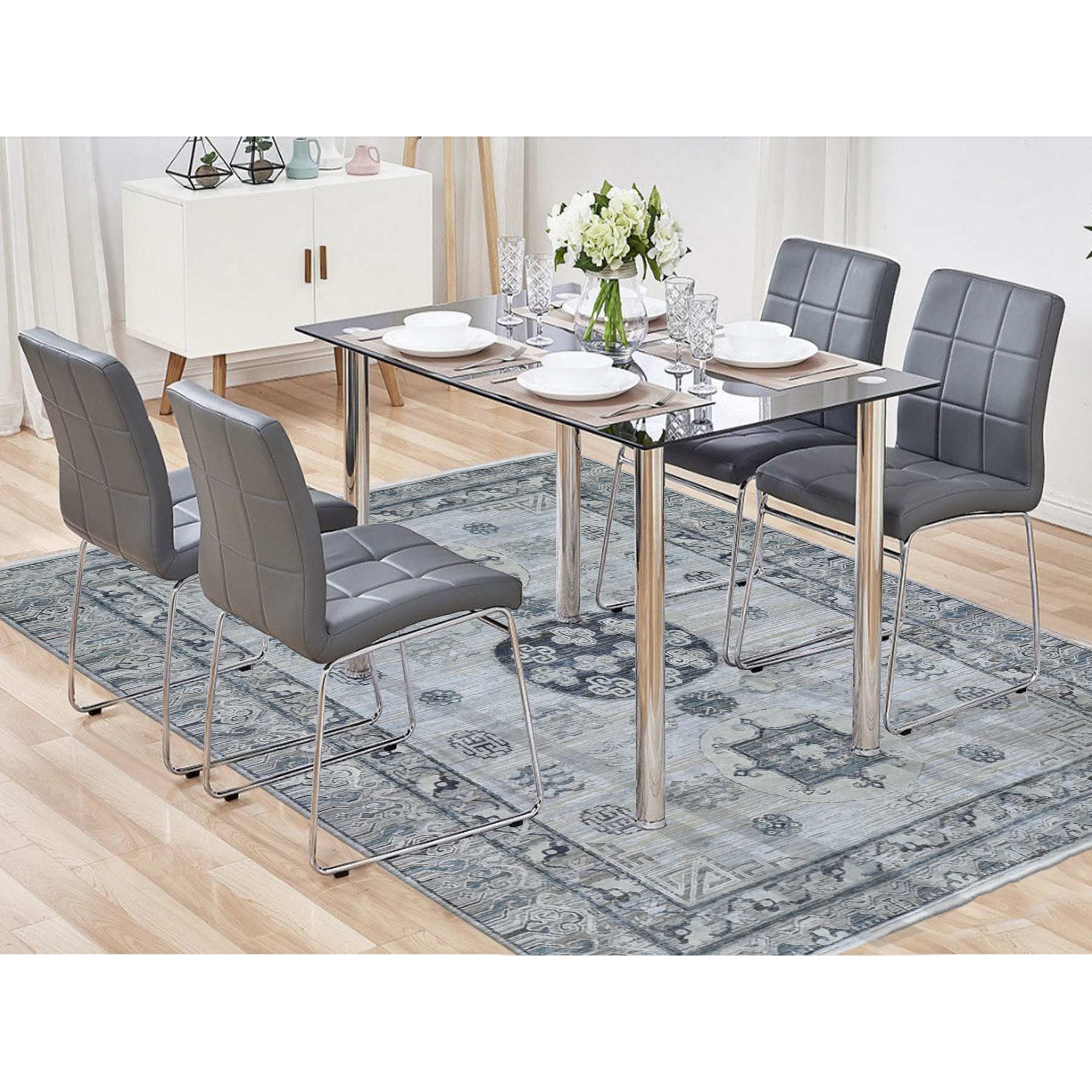 Wool-and-Silk-Hand-Knotted-Rug-296305