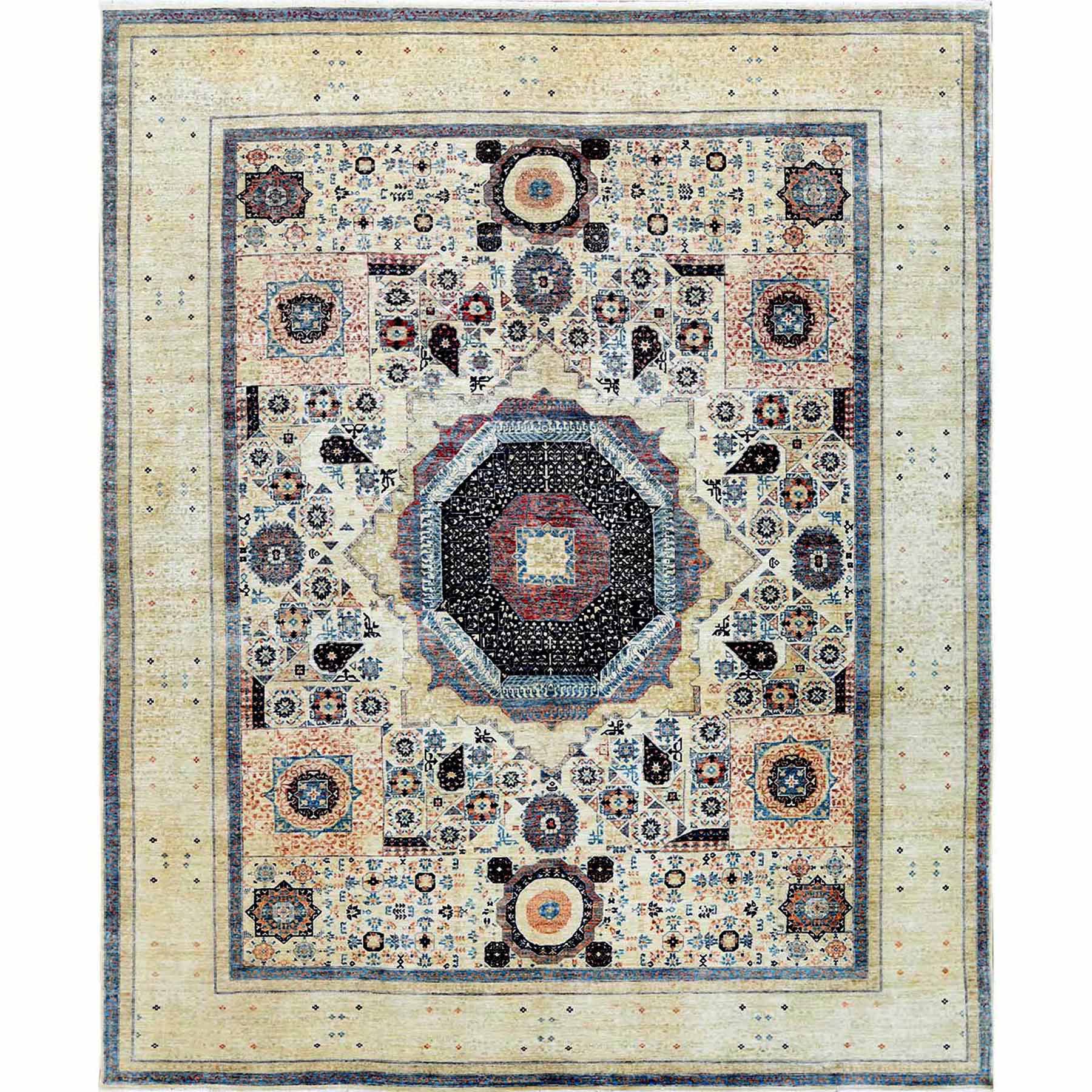 Mamluk-Hand-Knotted-Rug-301410