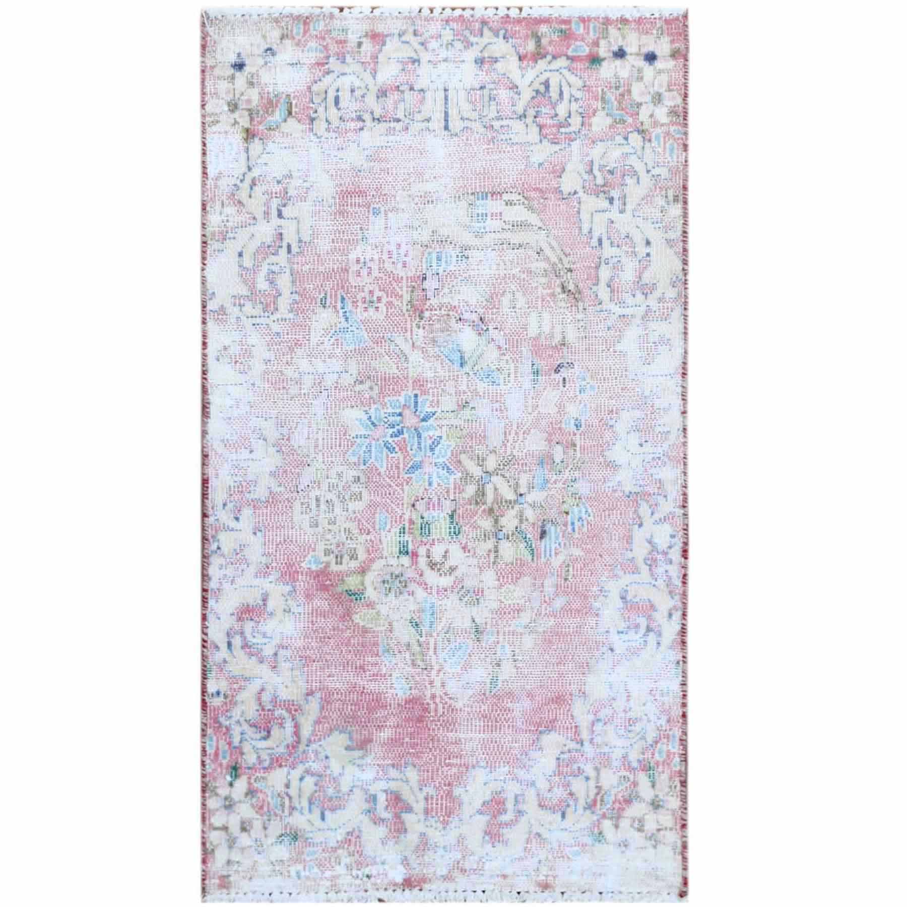 Overdyed-Vintage-Hand-Knotted-Rug-302310