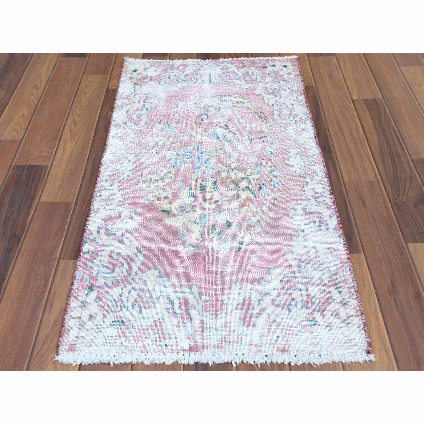 Overdyed-Vintage-Hand-Knotted-Rug-302310