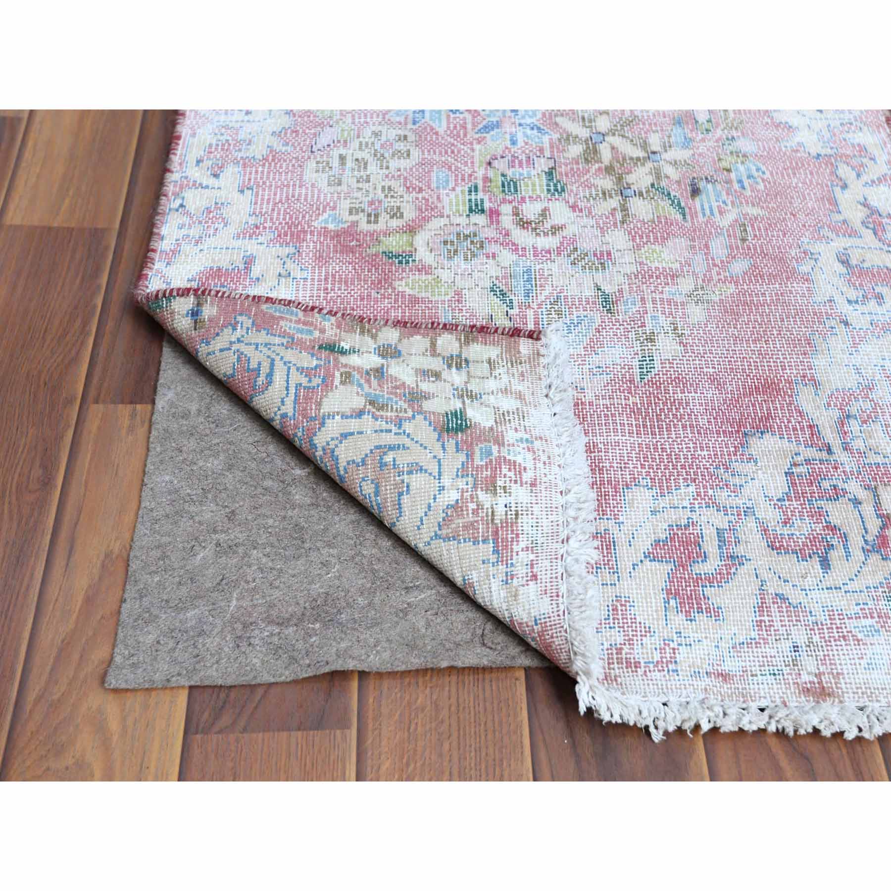 Overdyed-Vintage-Hand-Knotted-Rug-302310