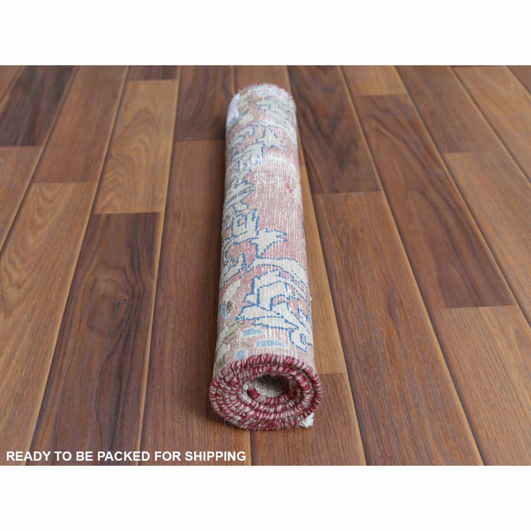 Overdyed-Vintage-Hand-Knotted-Rug-302310