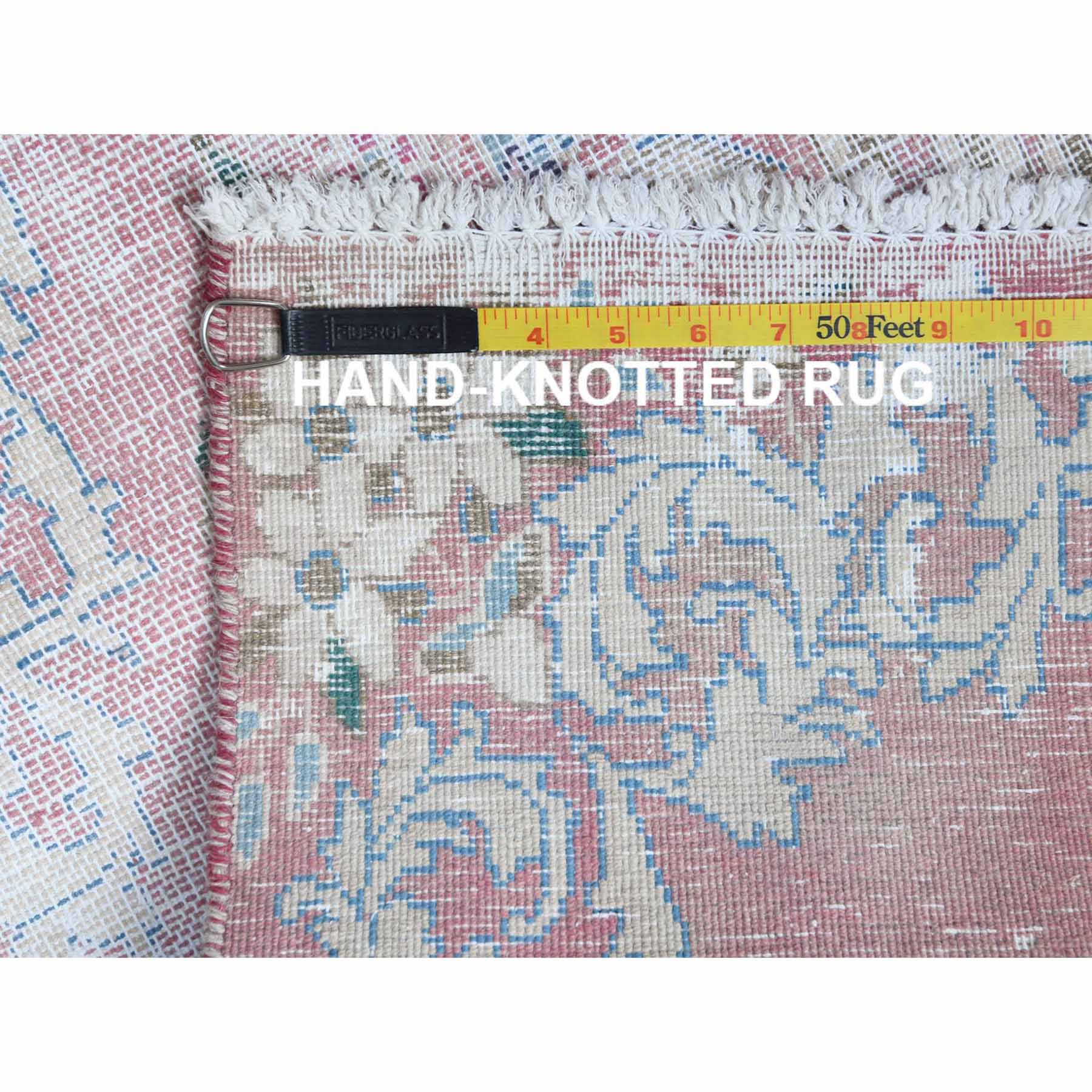 Overdyed-Vintage-Hand-Knotted-Rug-302310