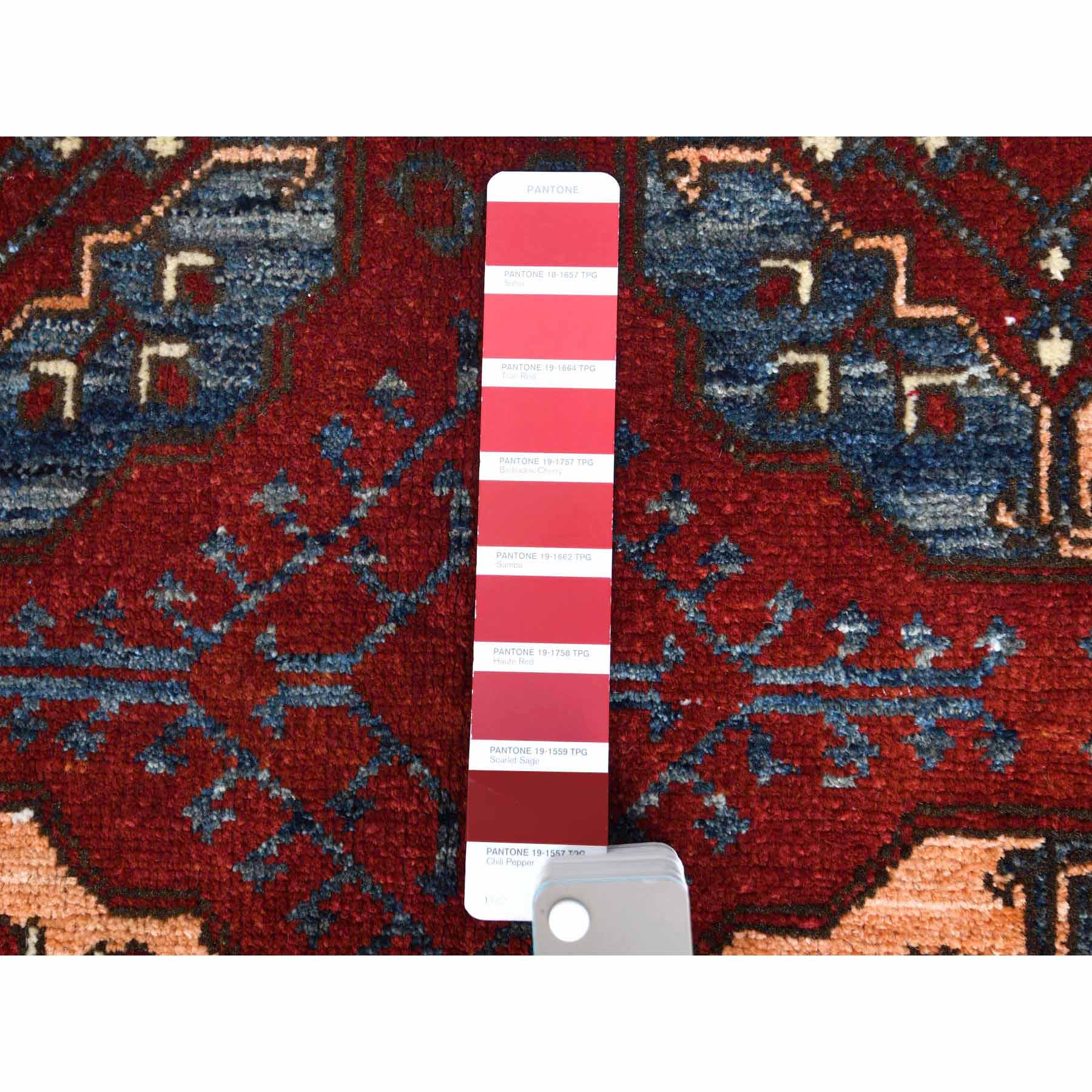 Tribal-Geometric-Hand-Knotted-Rug-300010