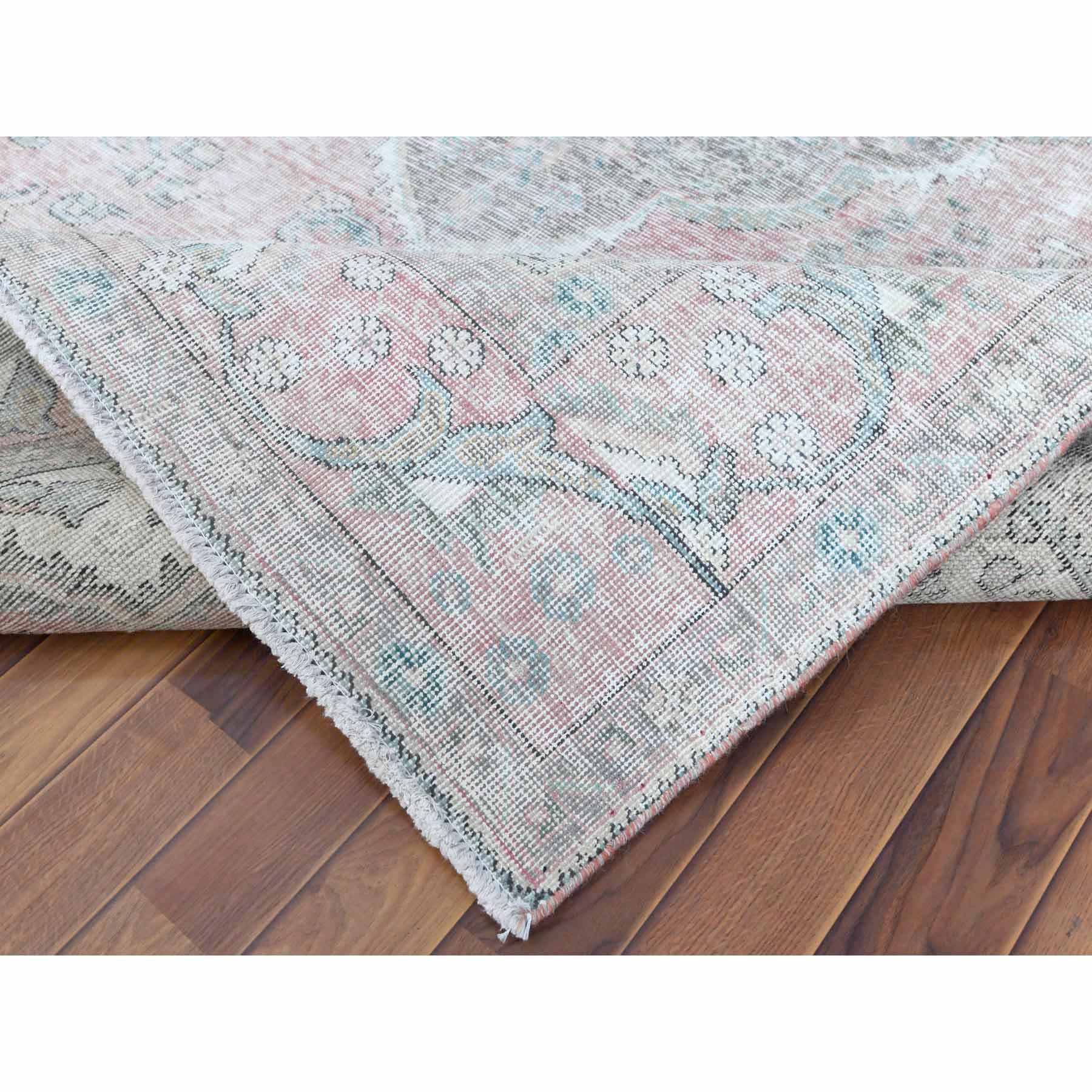 White-Wash-Vintage-Silver-Wash-Hand-Knotted-Rug-300915