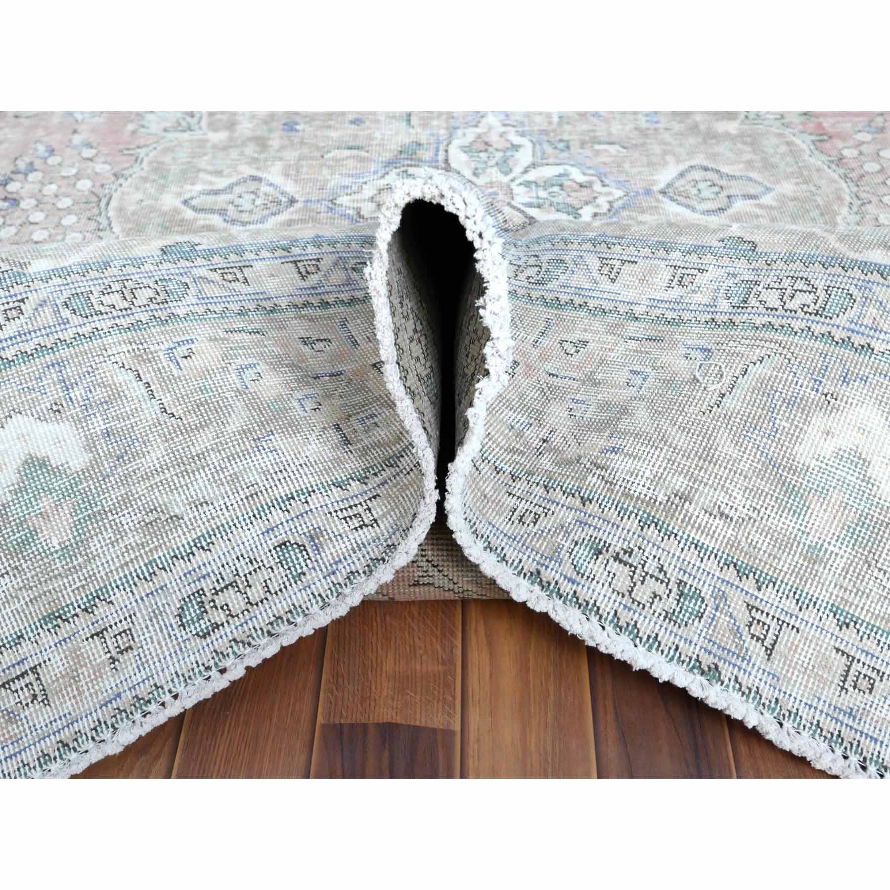 White-Wash-Vintage-Silver-Wash-Hand-Knotted-Rug-300930