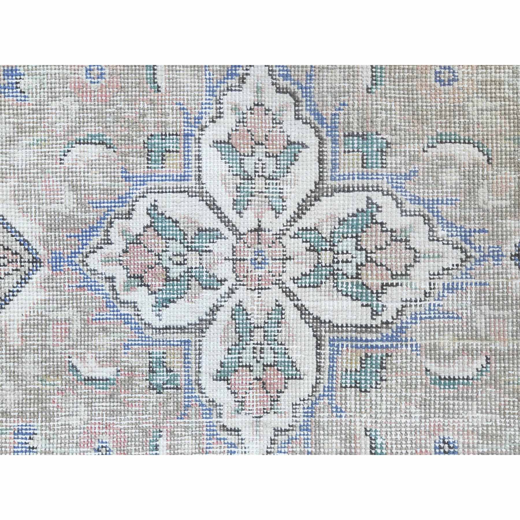 White-Wash-Vintage-Silver-Wash-Hand-Knotted-Rug-300930