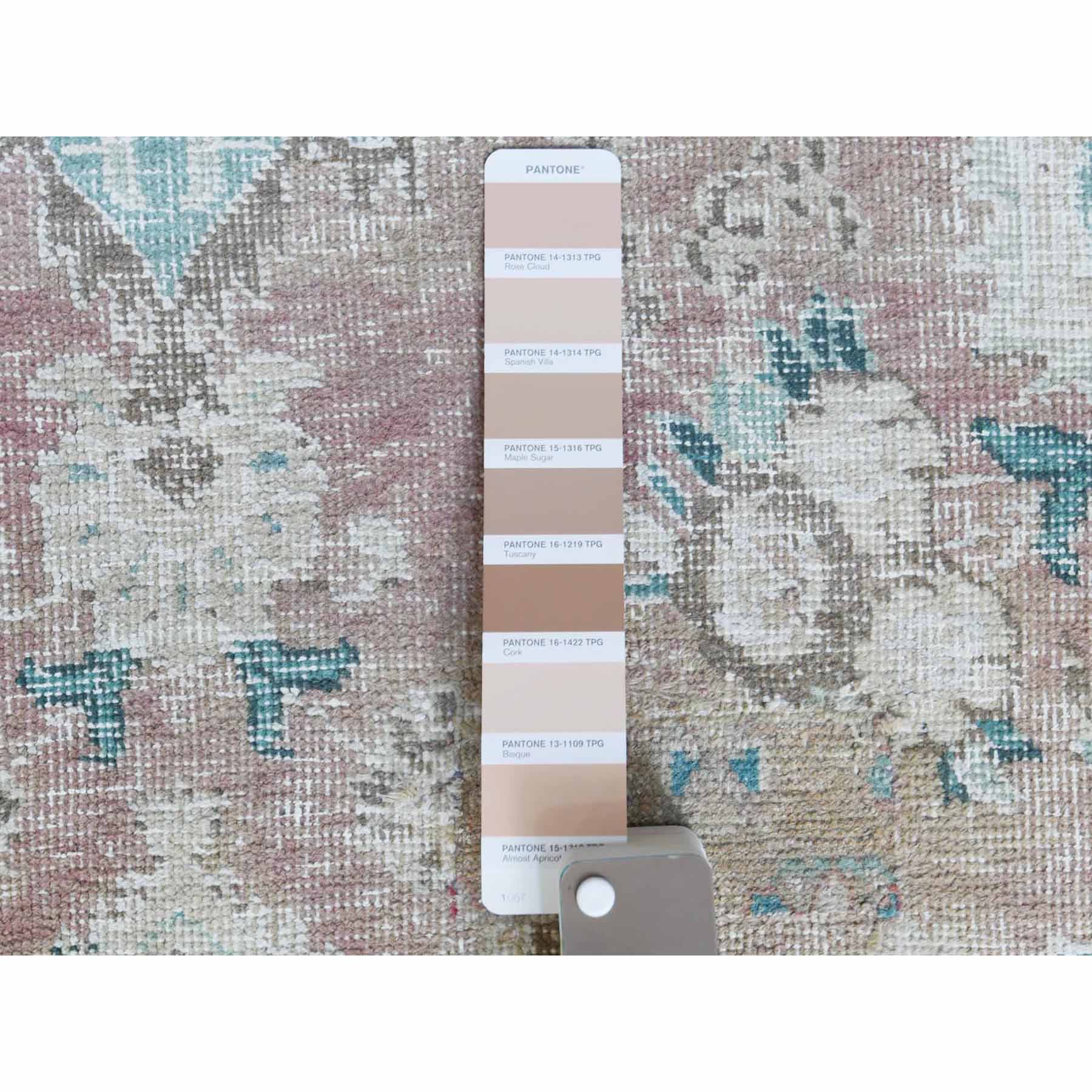 White-Wash-Vintage-Silver-Wash-Hand-Knotted-Rug-300965