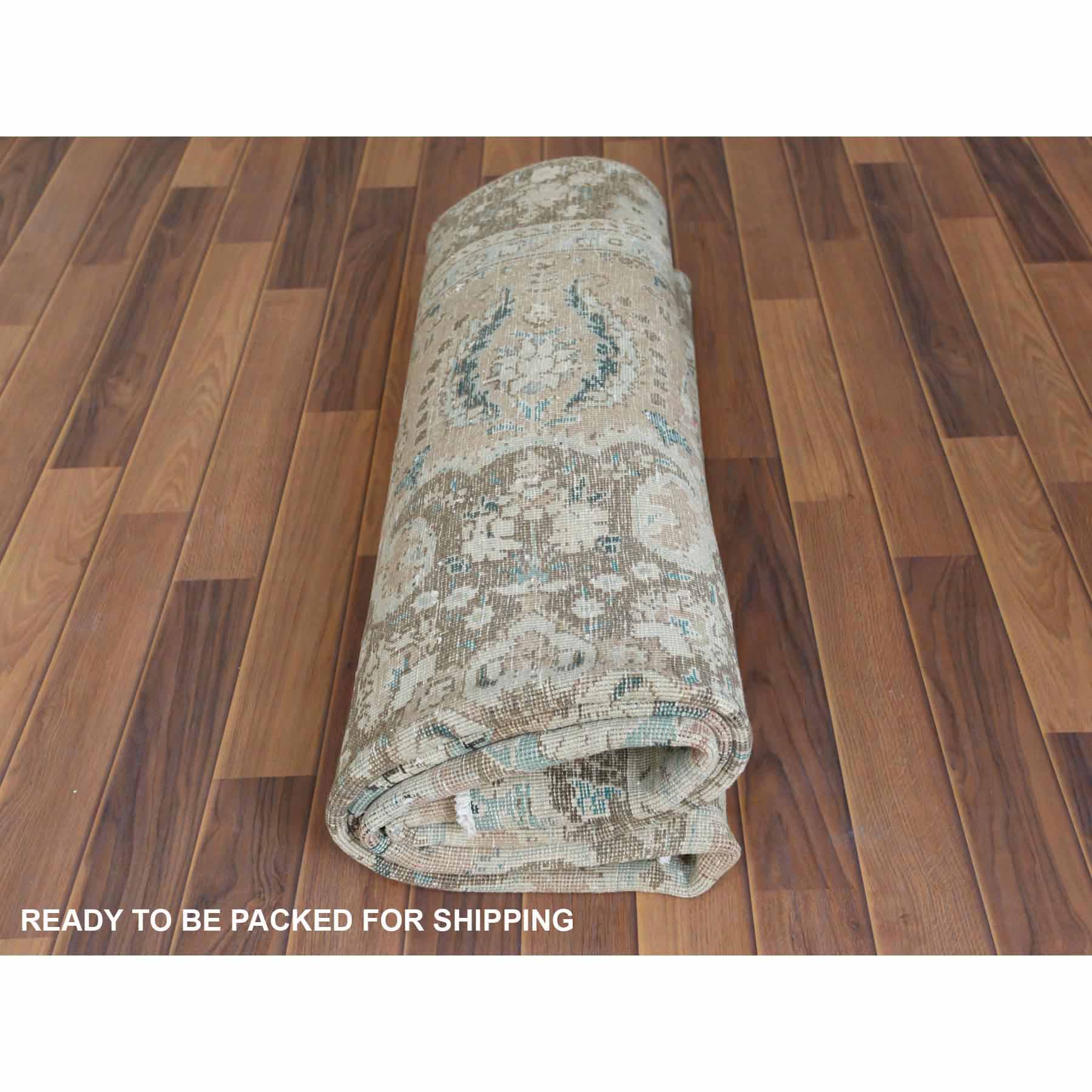 White-Wash-Vintage-Silver-Wash-Hand-Knotted-Rug-300965