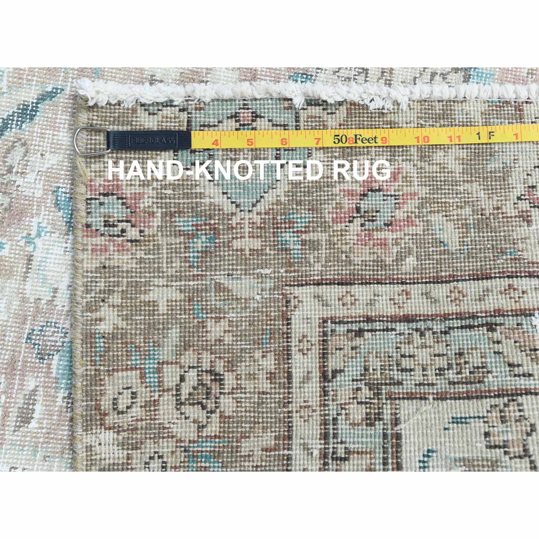 White-Wash-Vintage-Silver-Wash-Hand-Knotted-Rug-300965