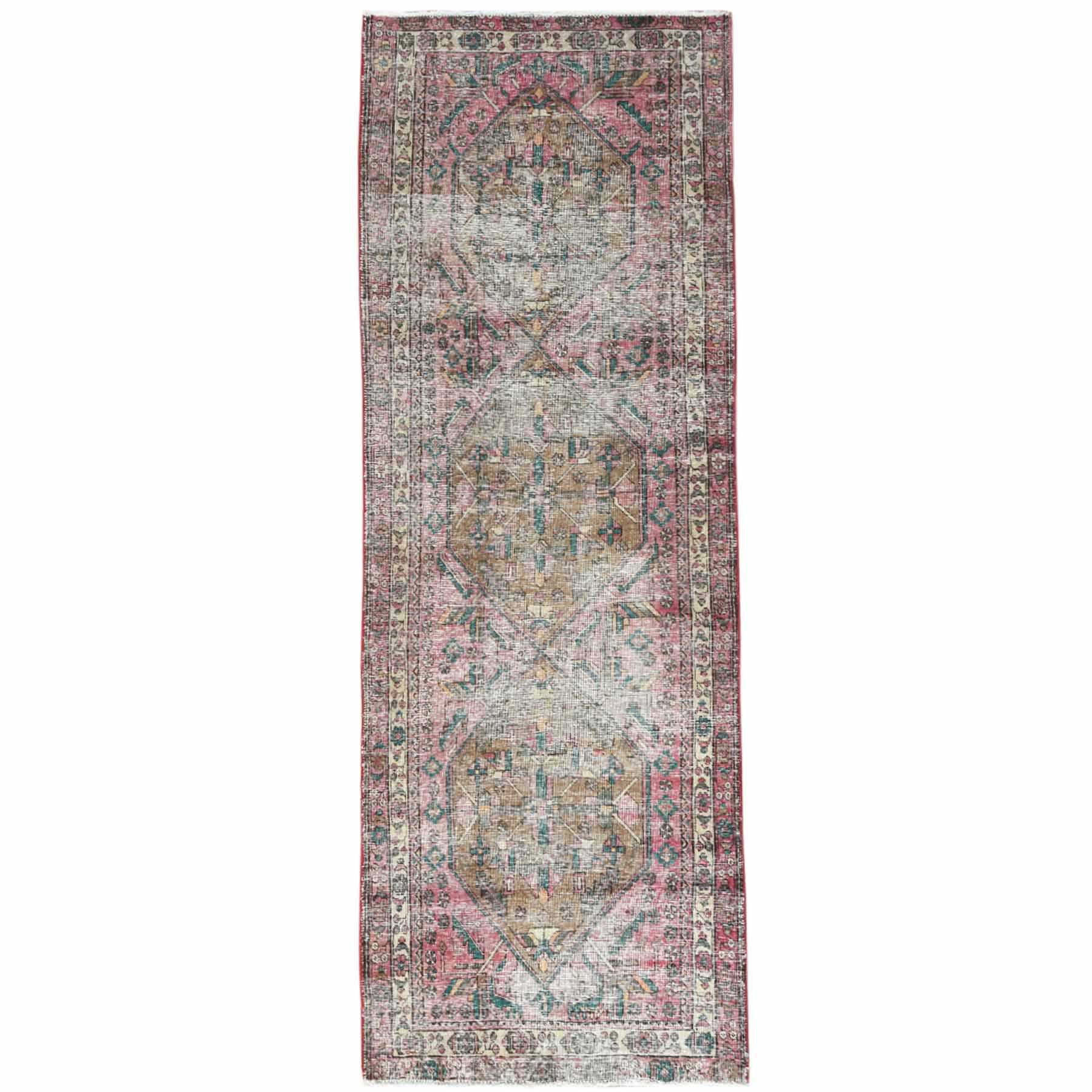 Overdyed-Vintage-Hand-Knotted-Rug-302525