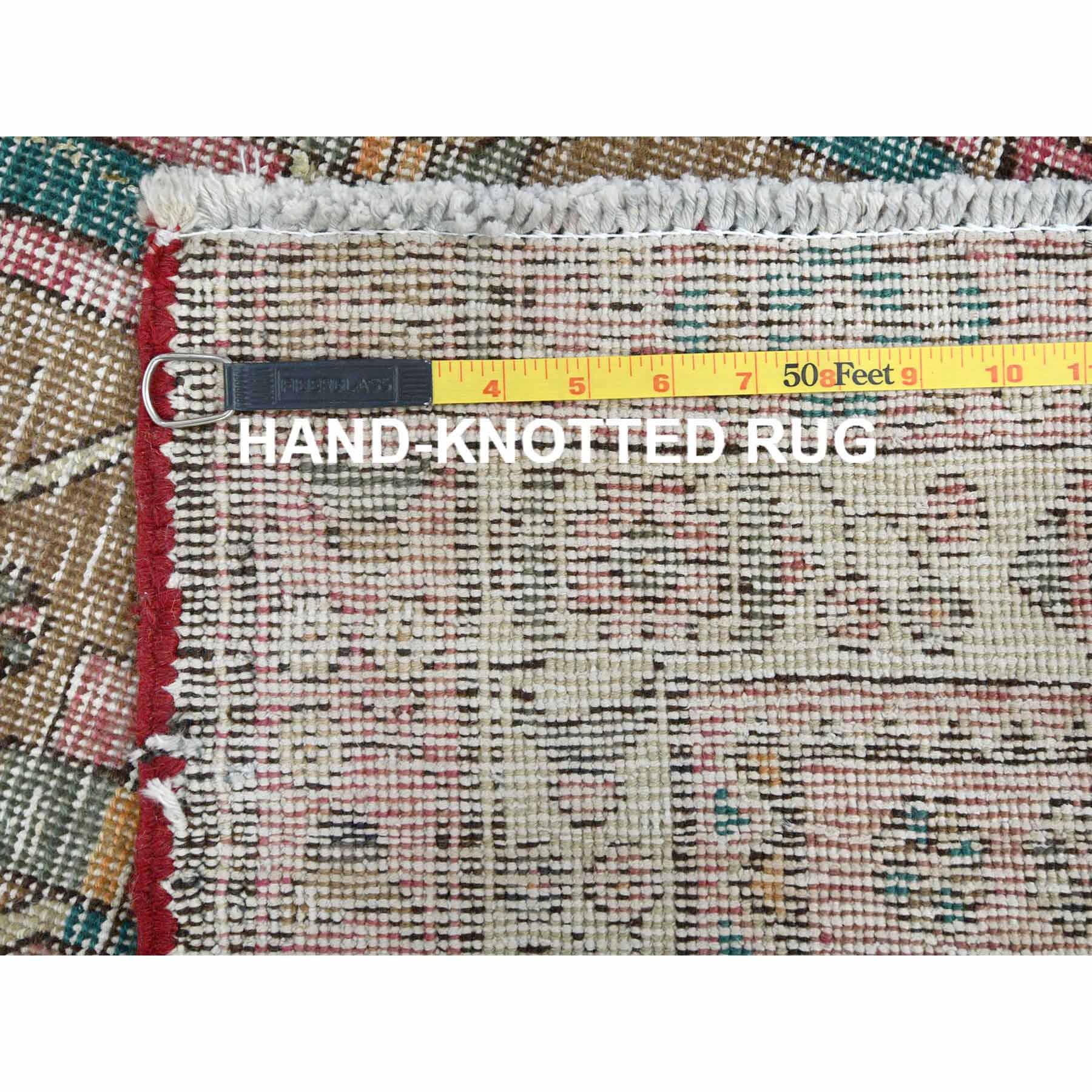 Overdyed-Vintage-Hand-Knotted-Rug-302525