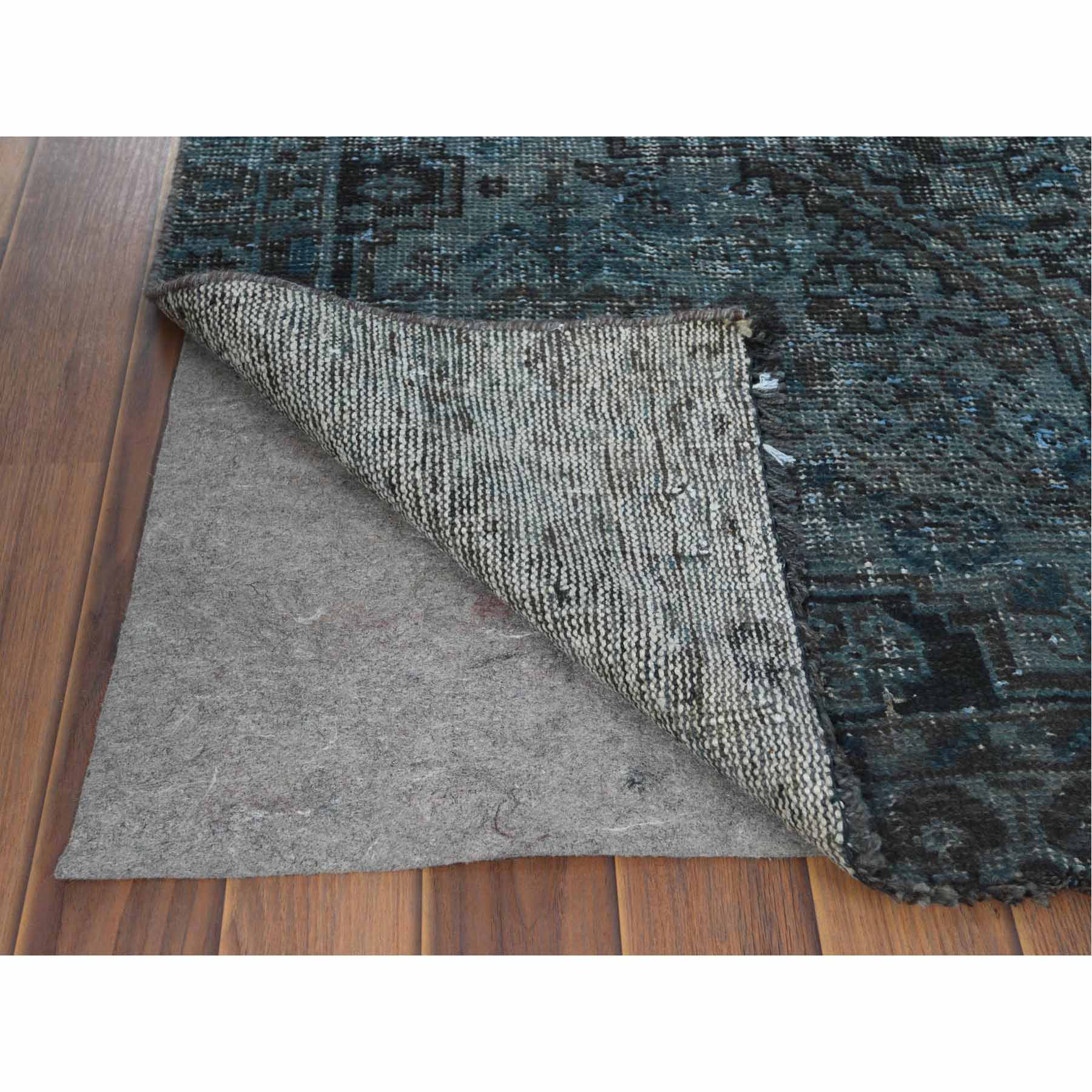 Overdyed-Vintage-Hand-Knotted-Rug-302770