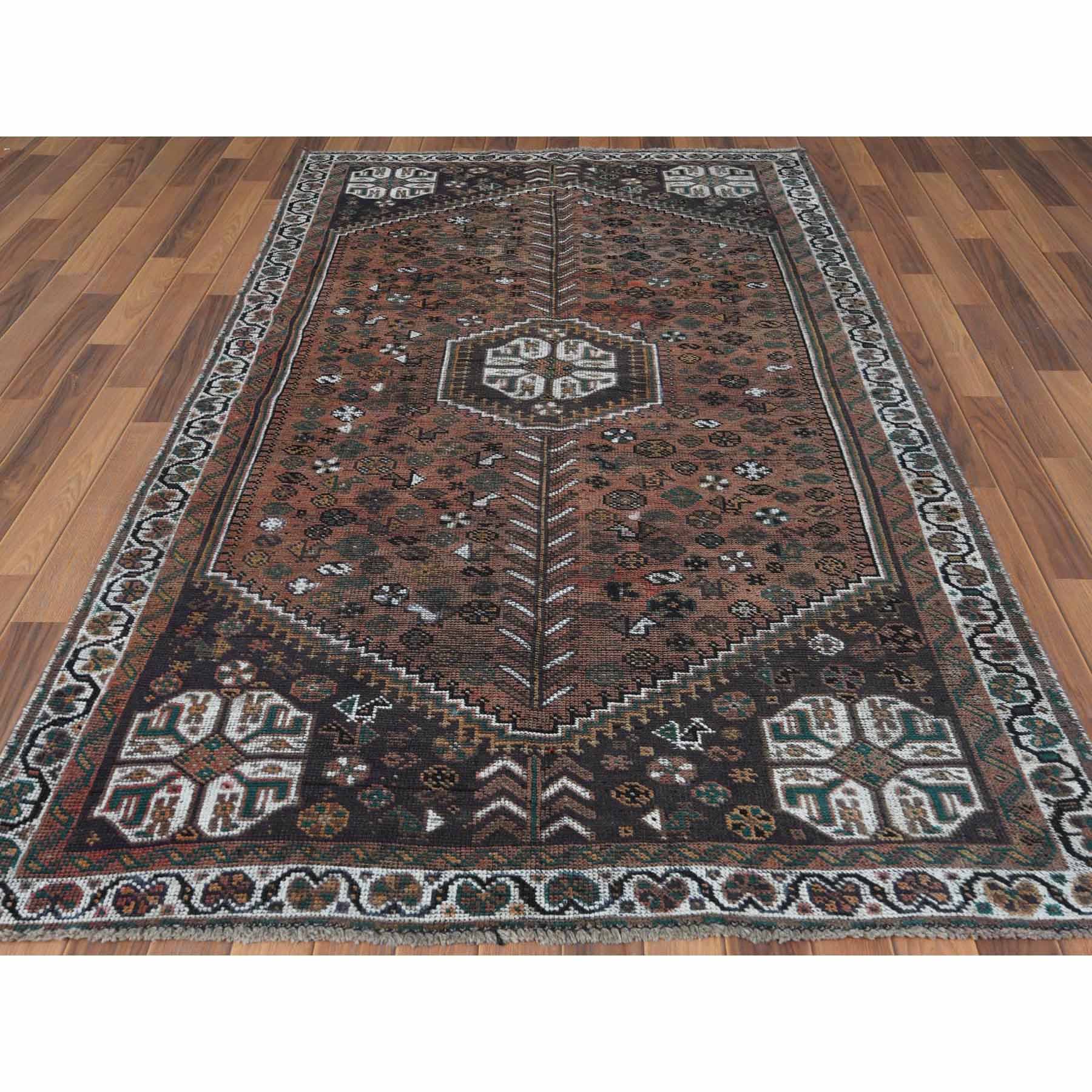 Overdyed-Vintage-Hand-Knotted-Rug-302960