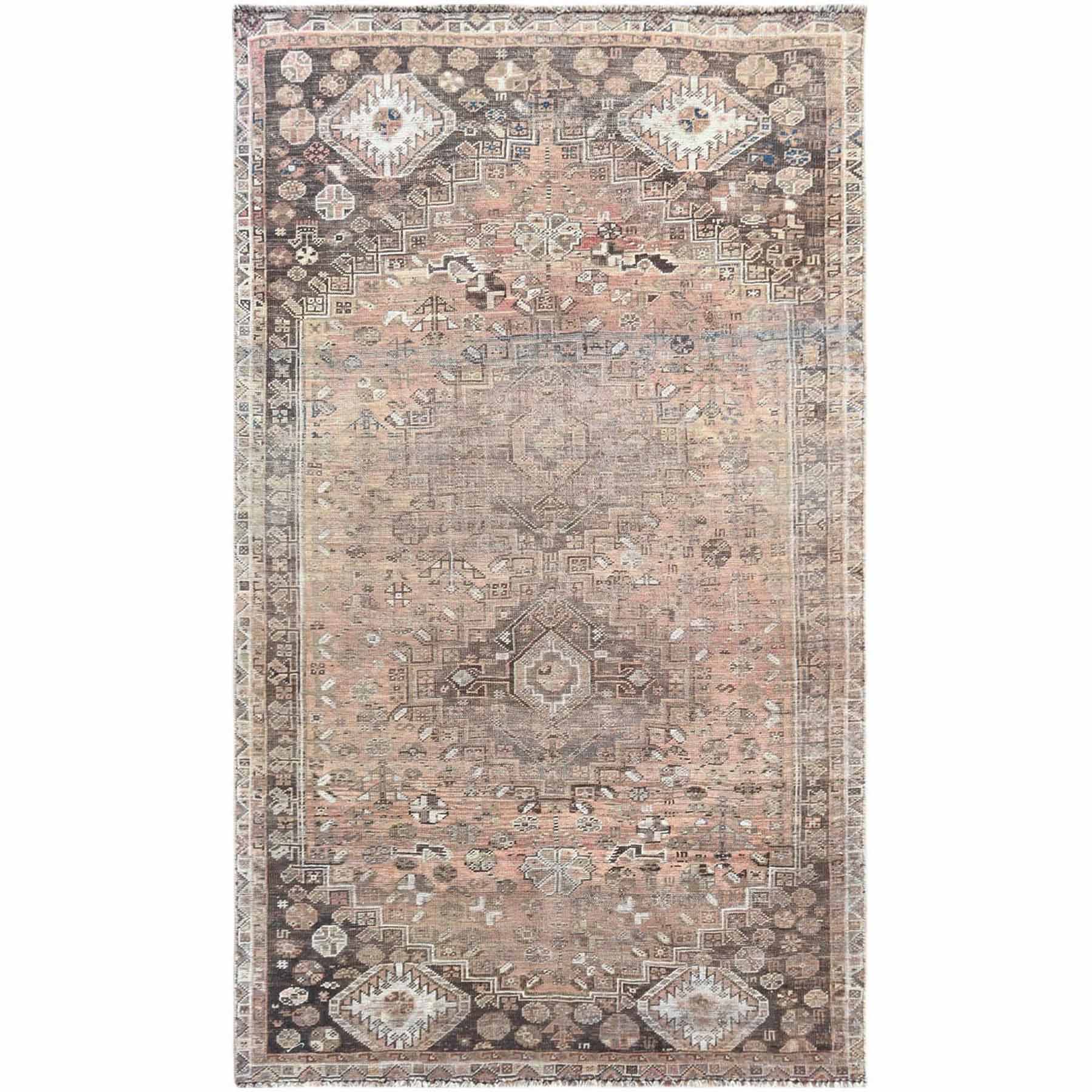 Overdyed-Vintage-Hand-Knotted-Rug-303110