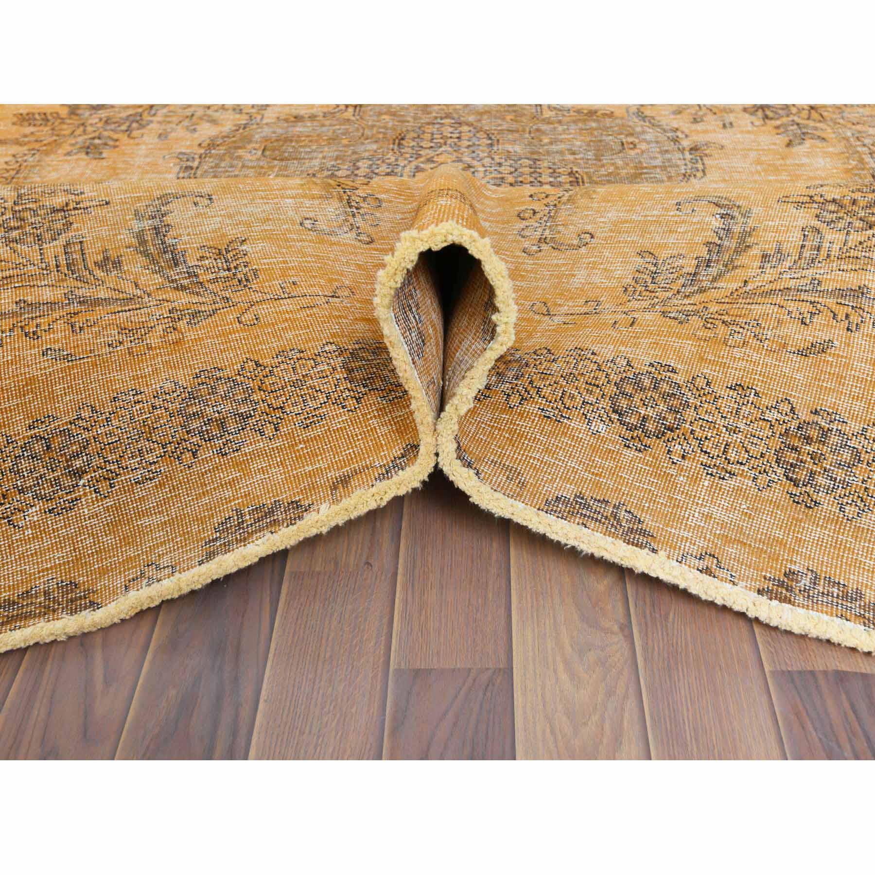 Overdyed-Vintage-Hand-Knotted-Rug-304535