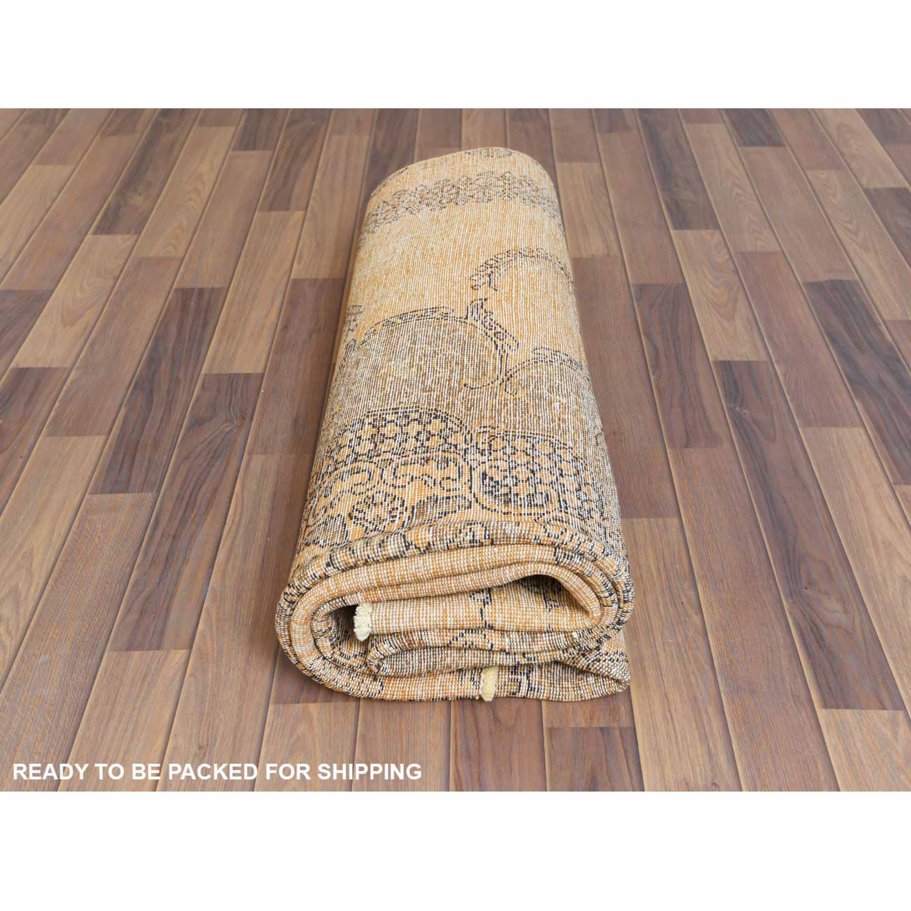 Overdyed-Vintage-Hand-Knotted-Rug-304535