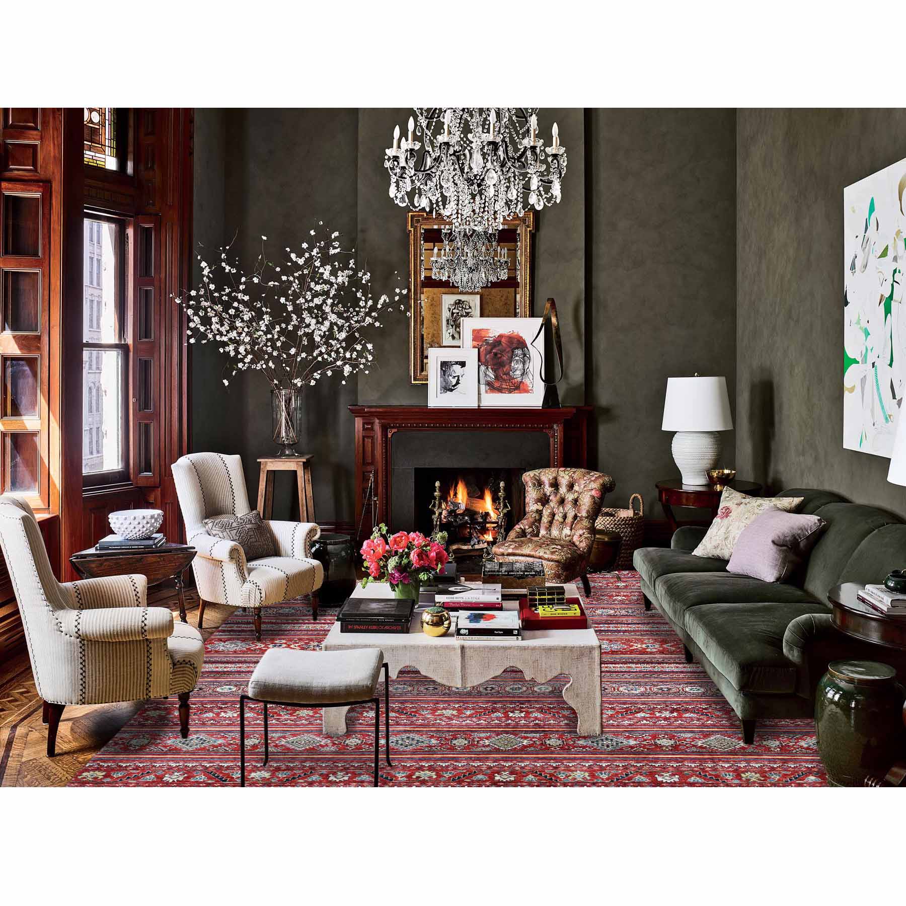 Kazak-Hand-Knotted-Rug-305650