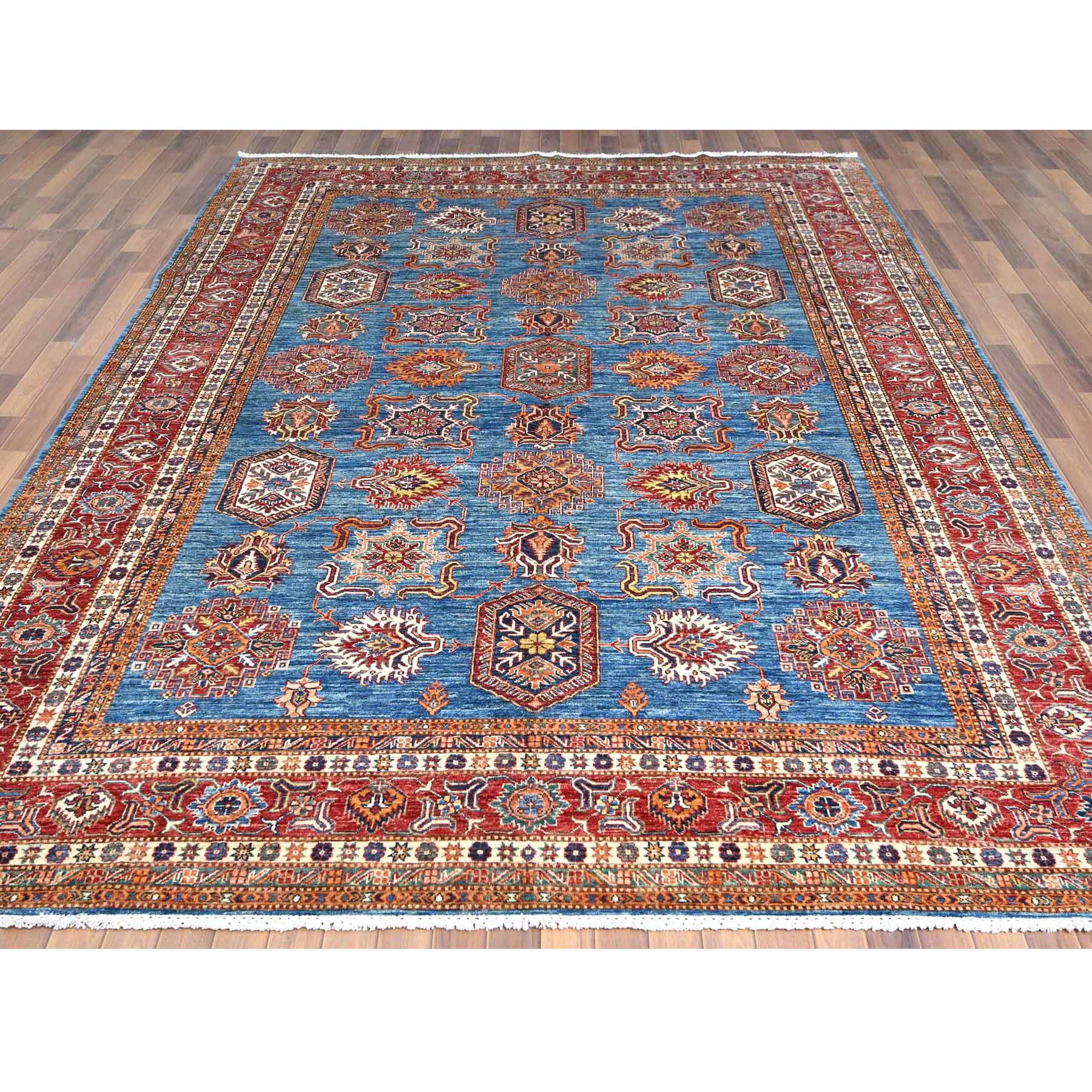 Kazak-Hand-Knotted-Rug-305735