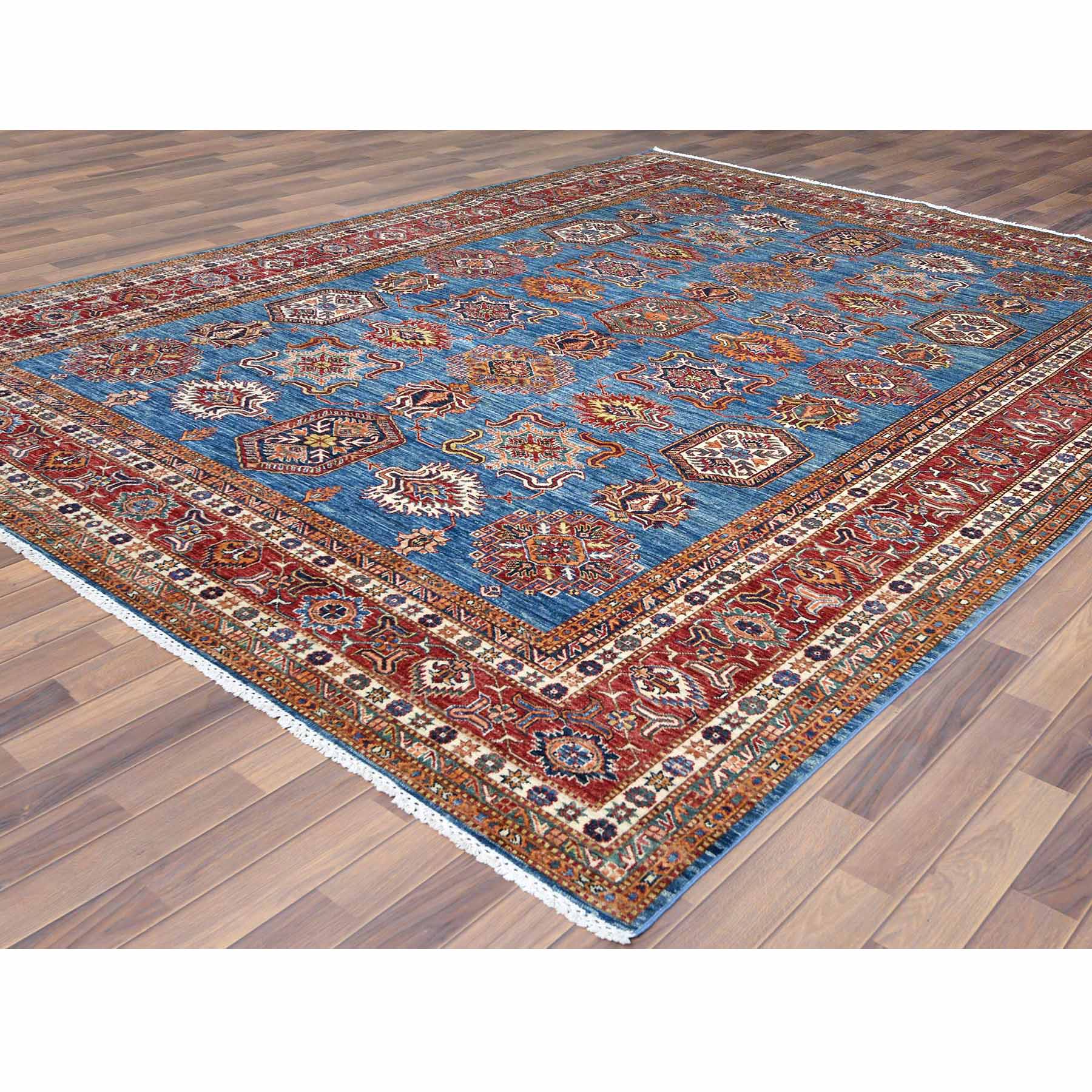Kazak-Hand-Knotted-Rug-305735