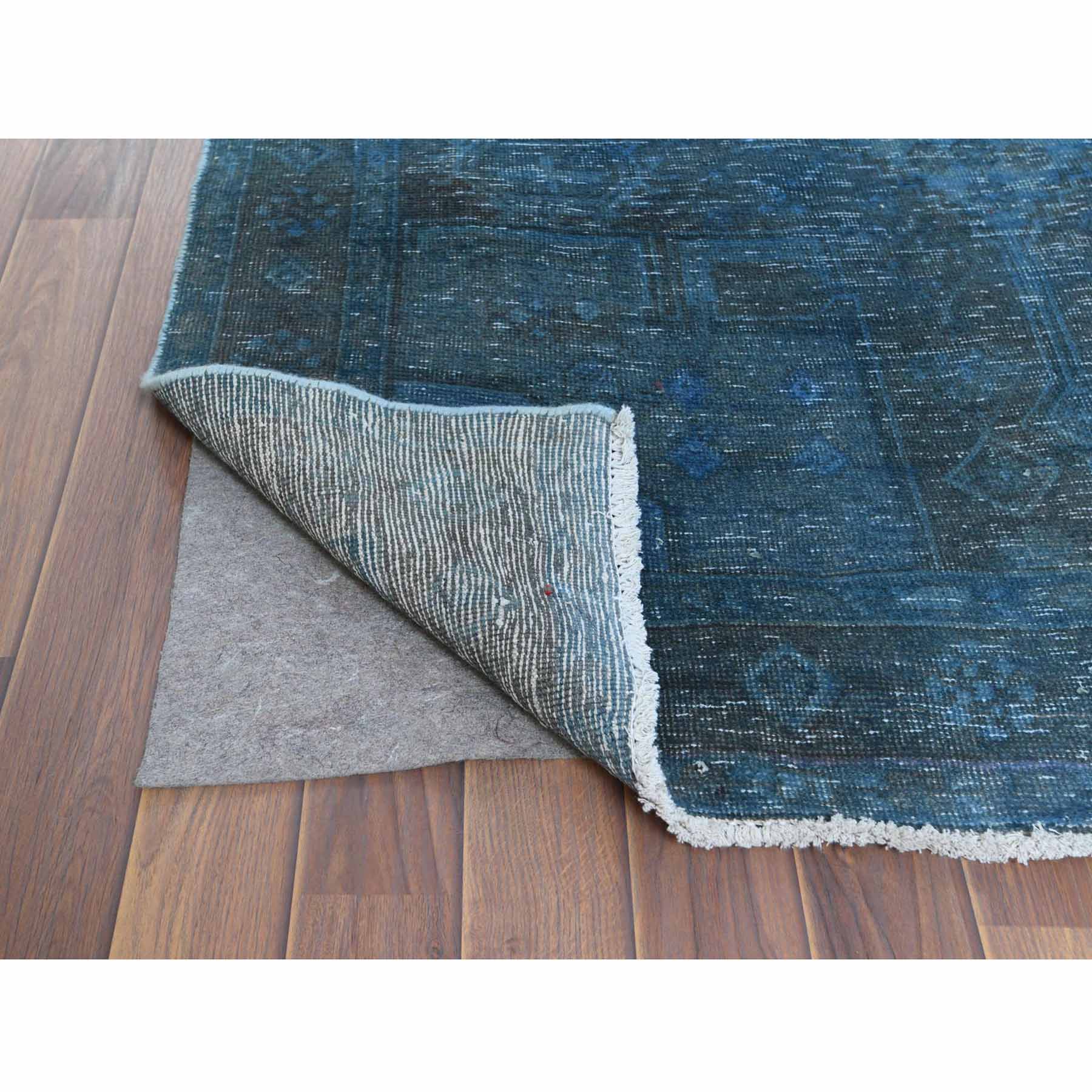 Overdyed-Vintage-Hand-Knotted-Rug-305340