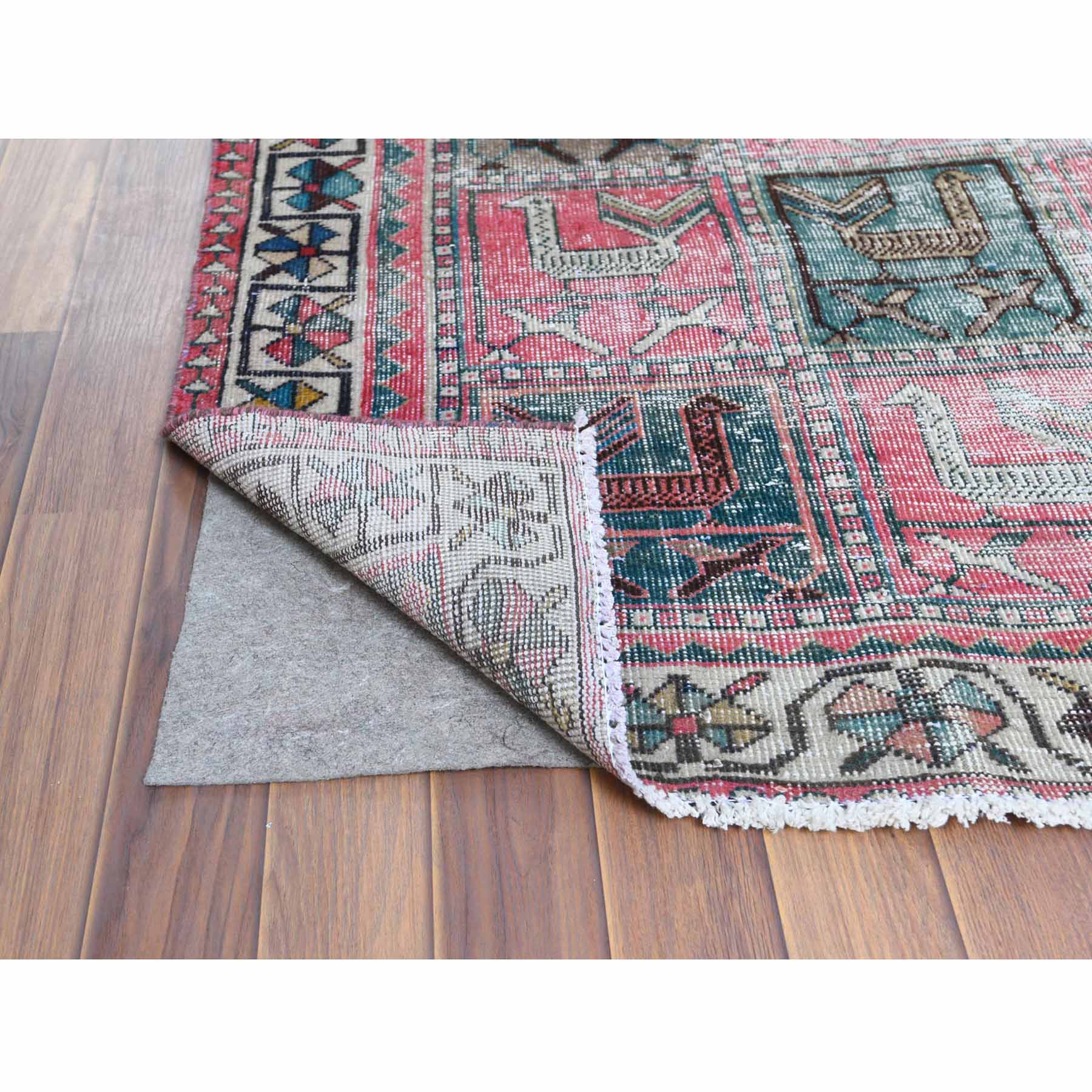 Overdyed-Vintage-Hand-Knotted-Rug-305375