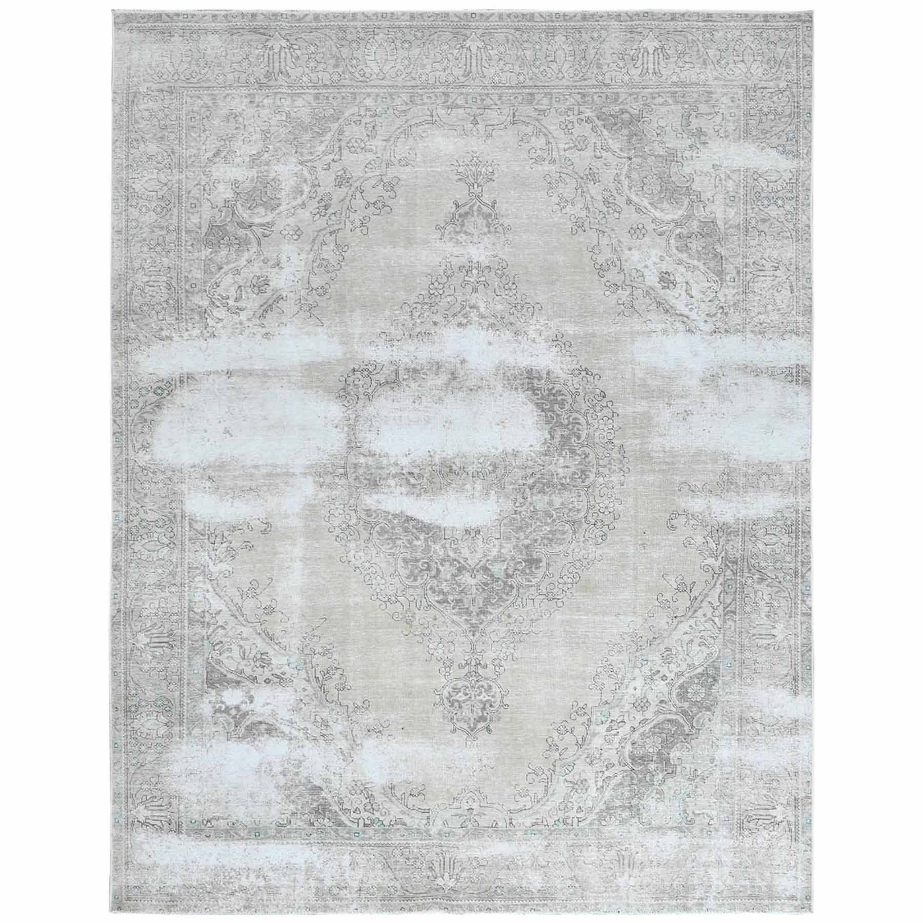 Overdyed-Vintage-Hand-Knotted-Rug-306080