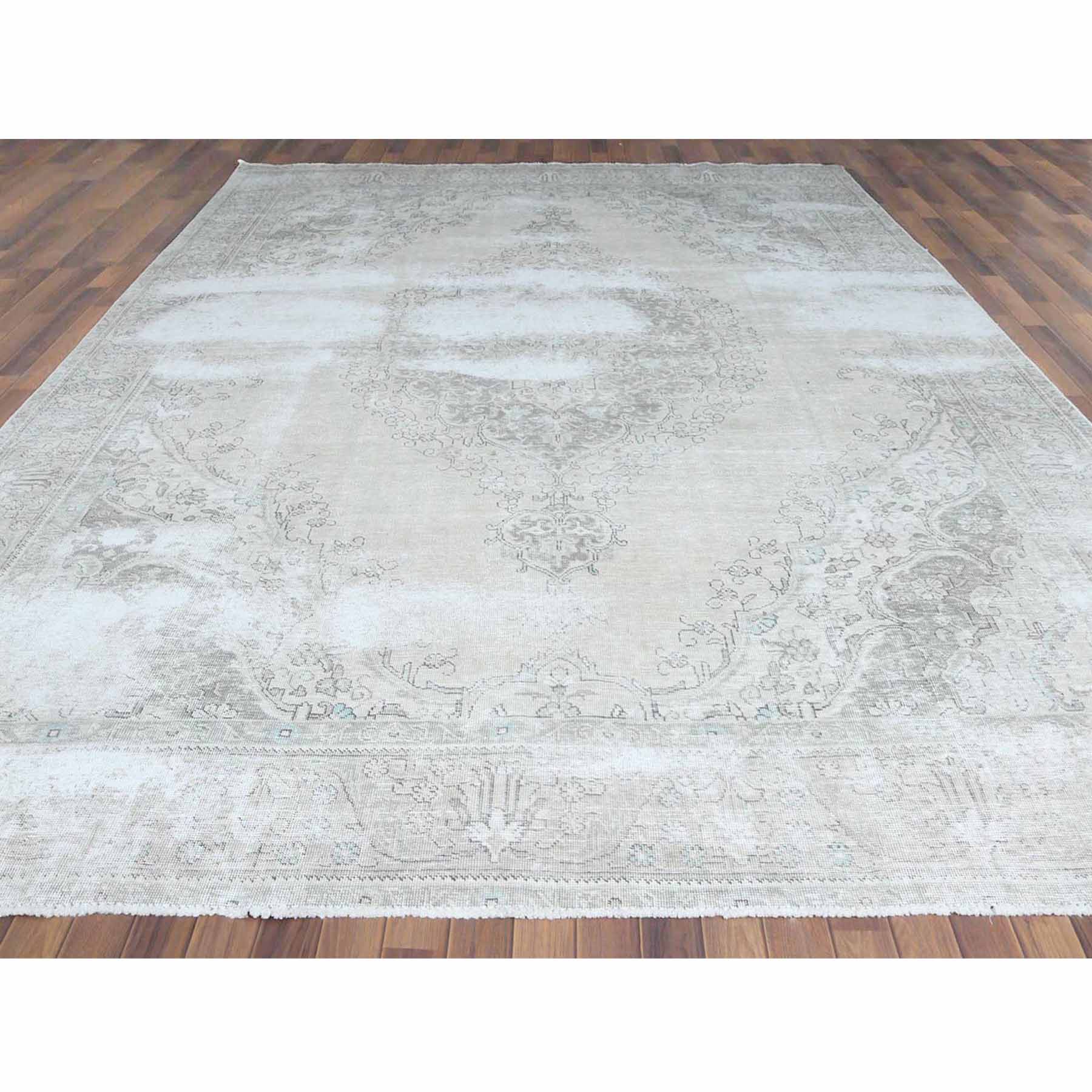 Overdyed-Vintage-Hand-Knotted-Rug-306080