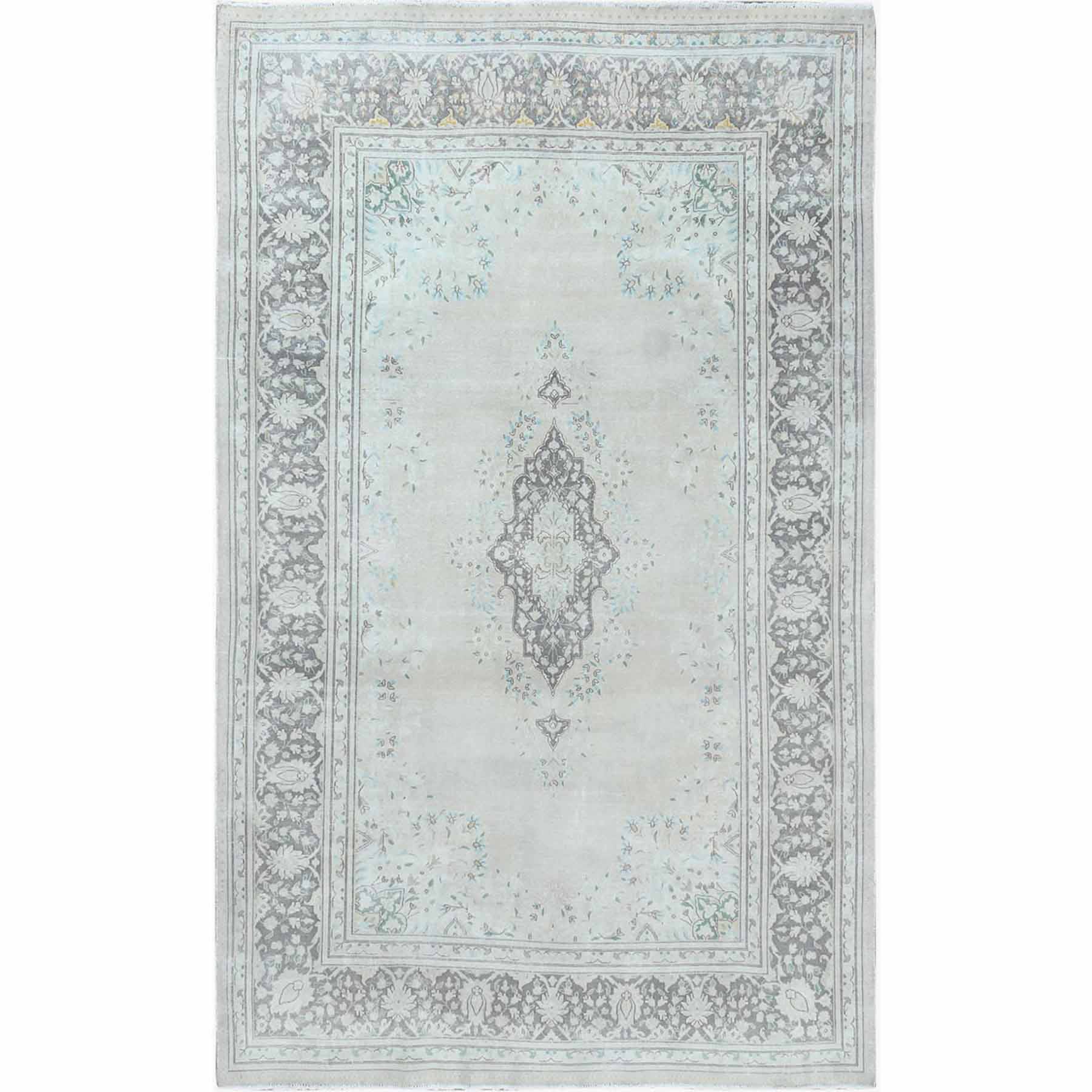 Overdyed-Vintage-Hand-Knotted-Rug-306690