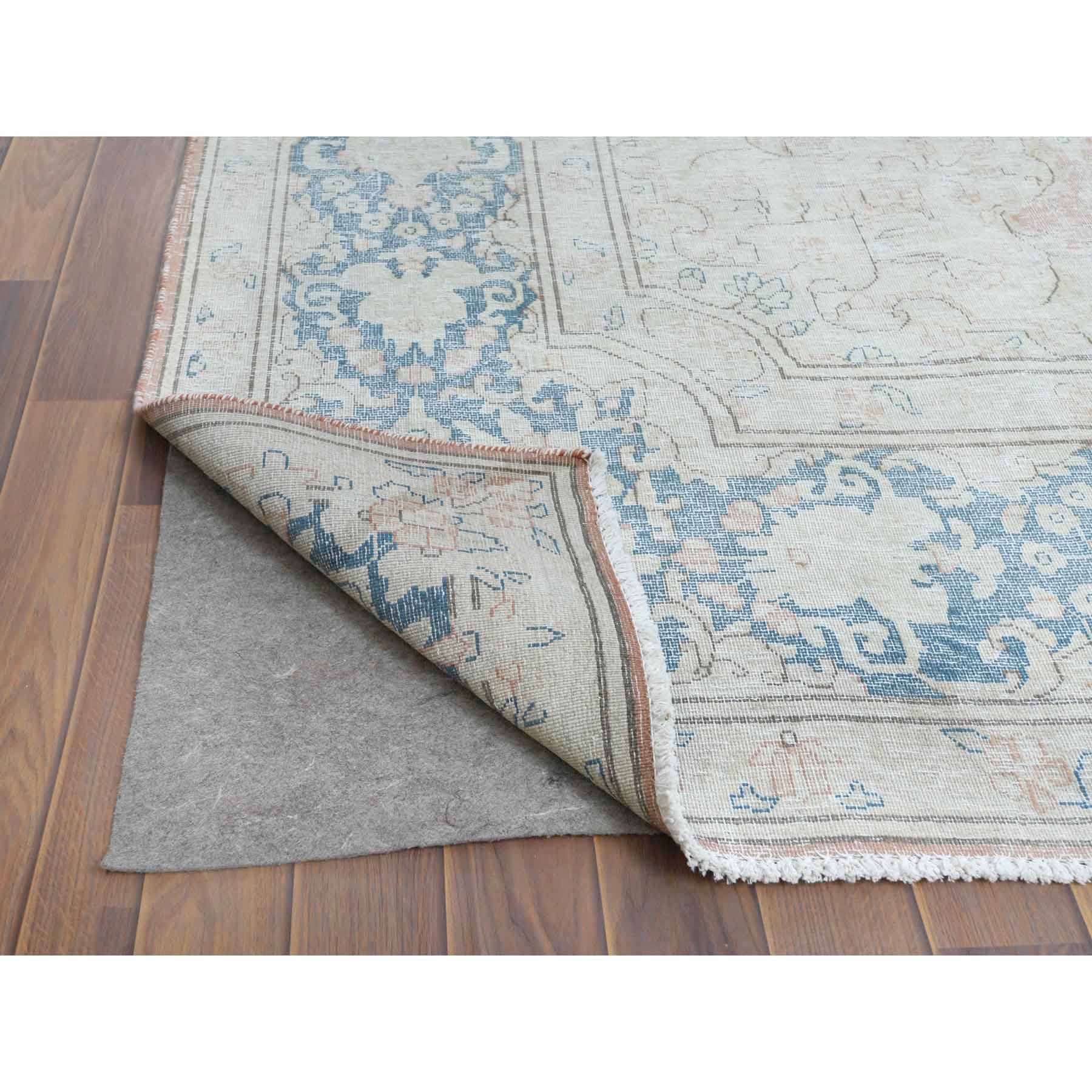 Overdyed-Vintage-Hand-Knotted-Rug-307020