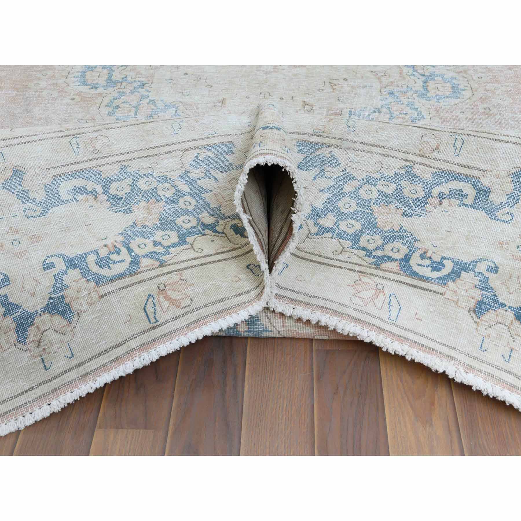 Overdyed-Vintage-Hand-Knotted-Rug-307020