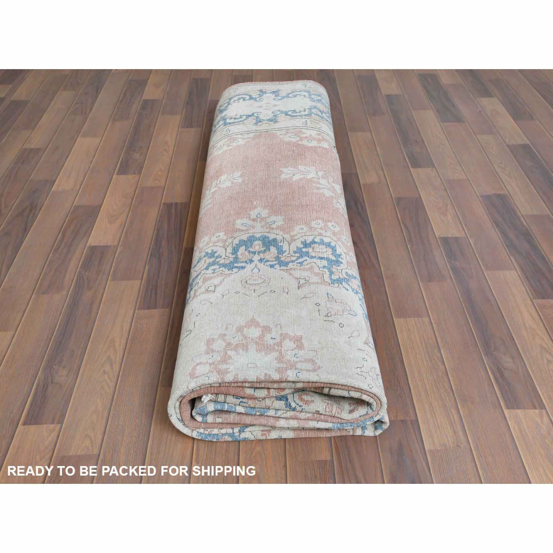 Overdyed-Vintage-Hand-Knotted-Rug-307020