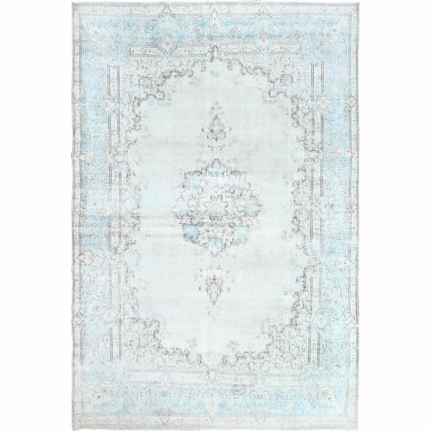 Overdyed-Vintage-Hand-Knotted-Rug-308560