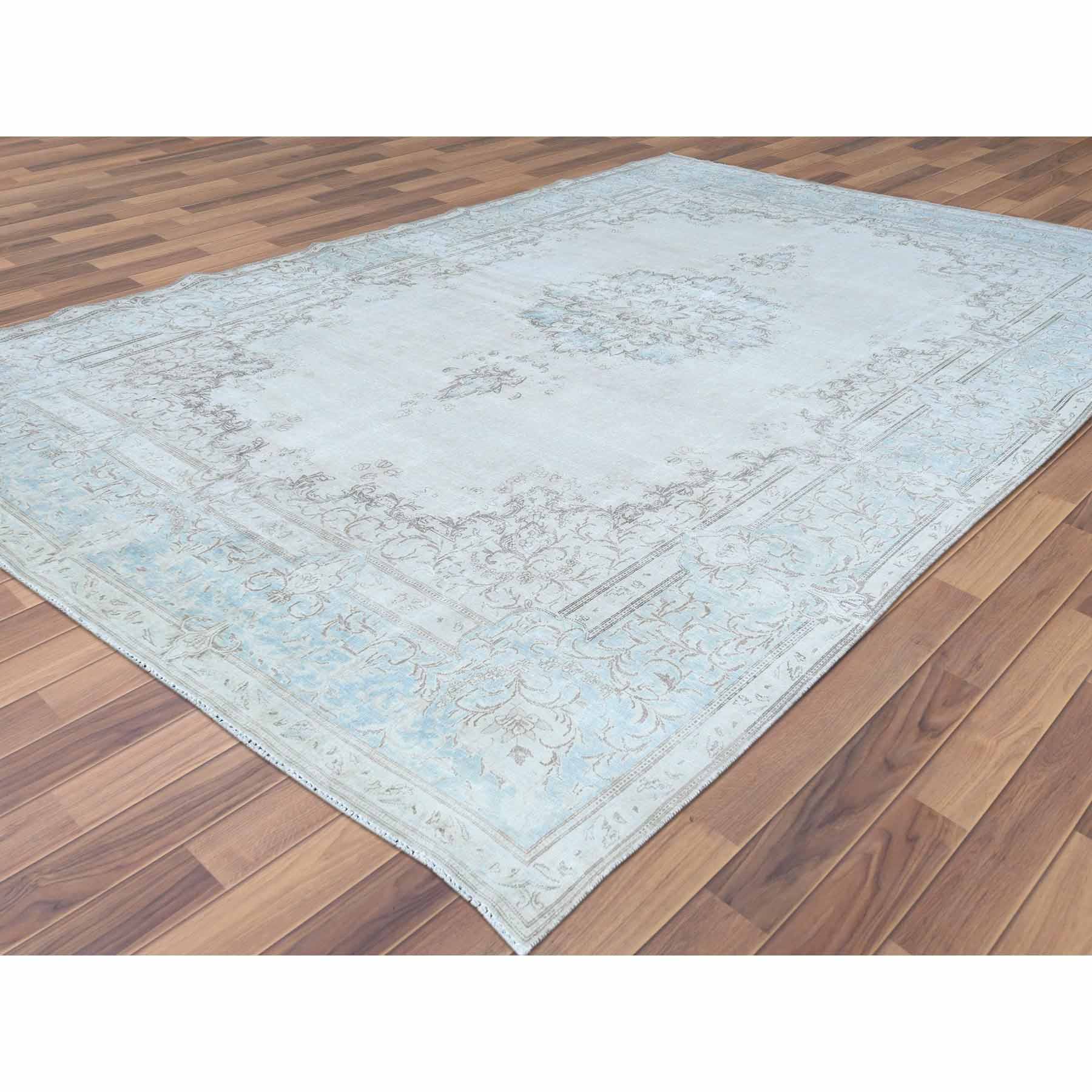 Overdyed-Vintage-Hand-Knotted-Rug-308560